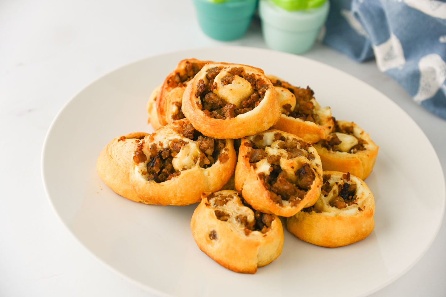 Sausage Cream Cheese Pinwheels Set #5