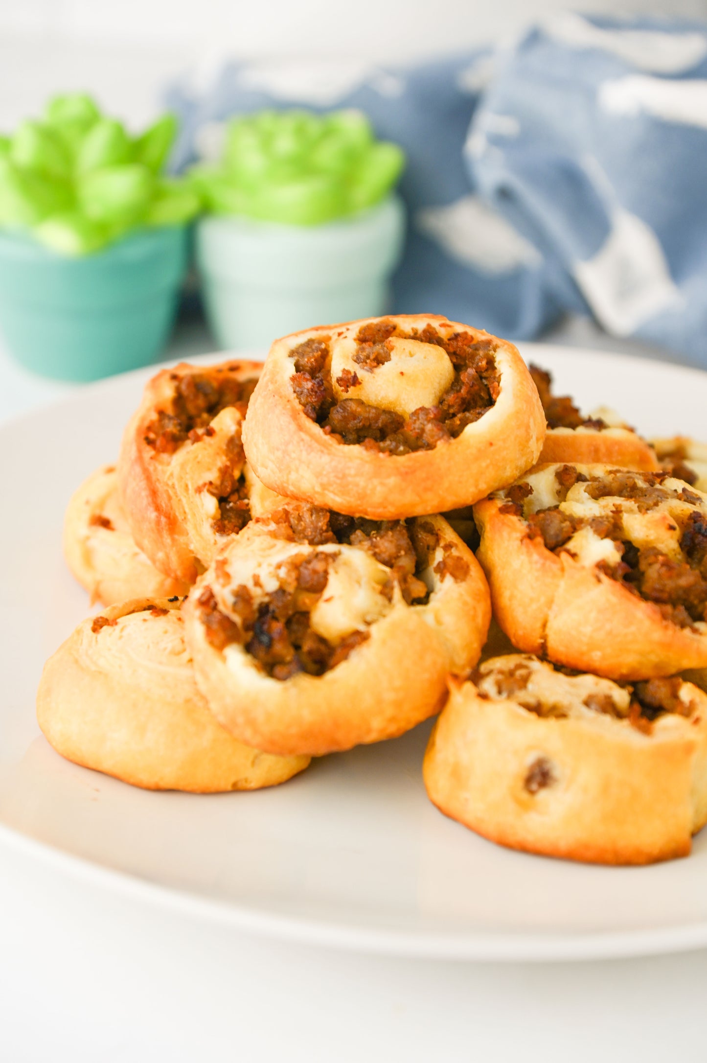 Sausage Cream Cheese Pinwheels Set #5