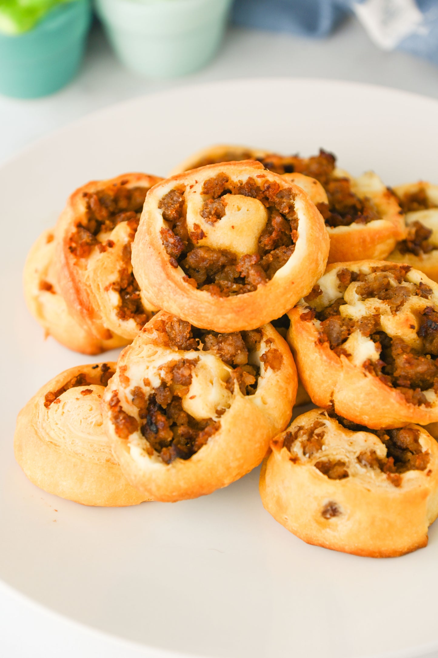Sausage Cream Cheese Pinwheels Set #5