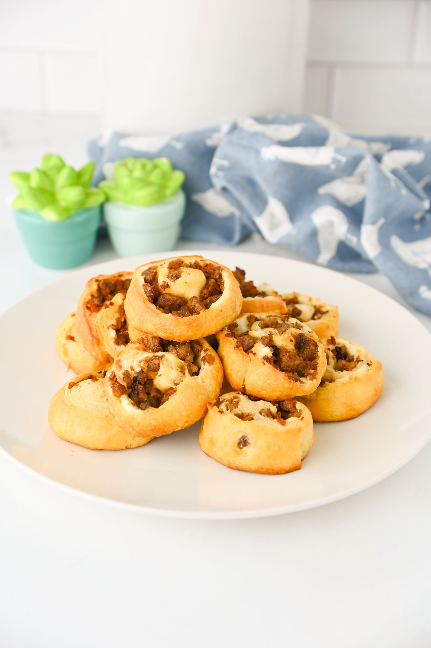 Sausage Cream Cheese Pinwheels Set #5