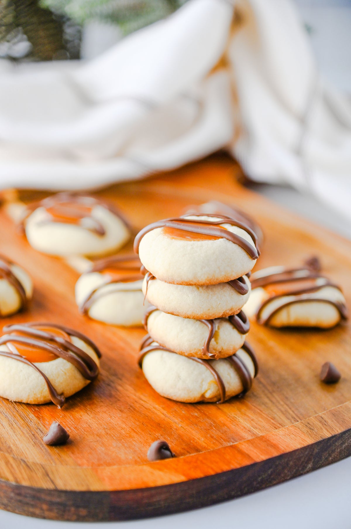 Twix Thumbprint Cookies Set #5