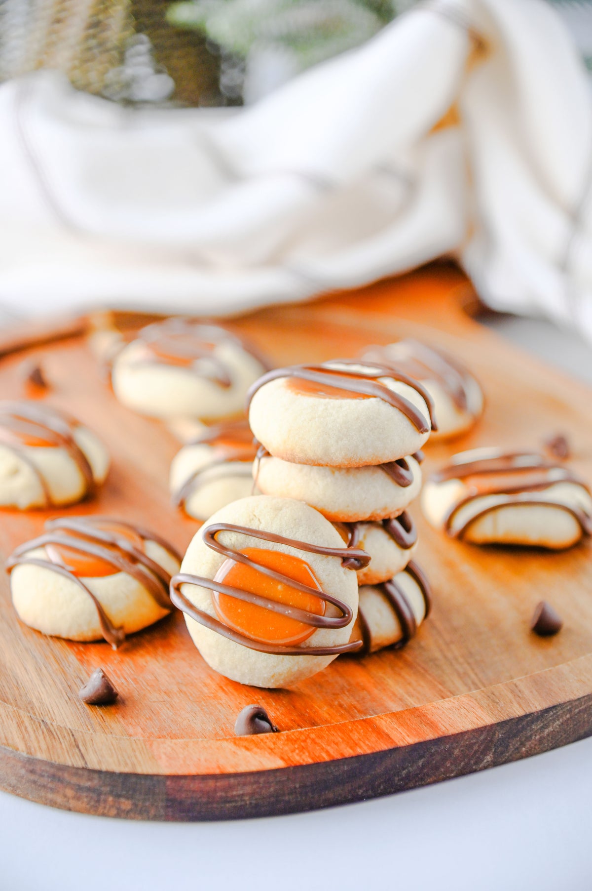 Twix Thumbprint Cookies Set #5