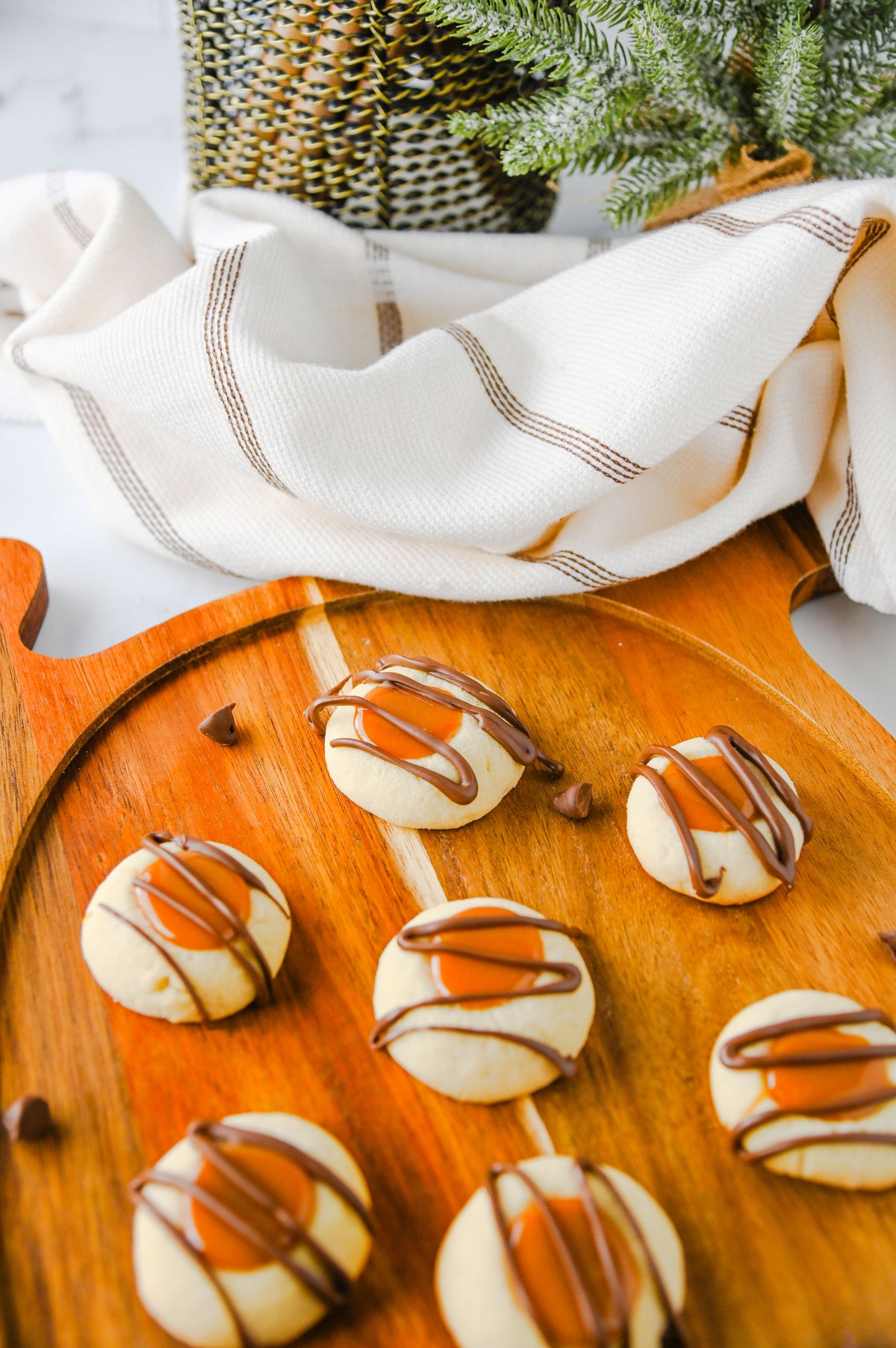 Twix Thumbprint Cookies Set #5