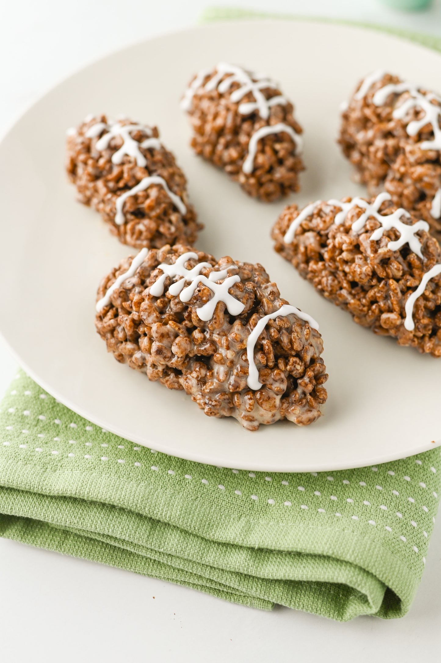 Football Rice Krispie Treats Set #6
