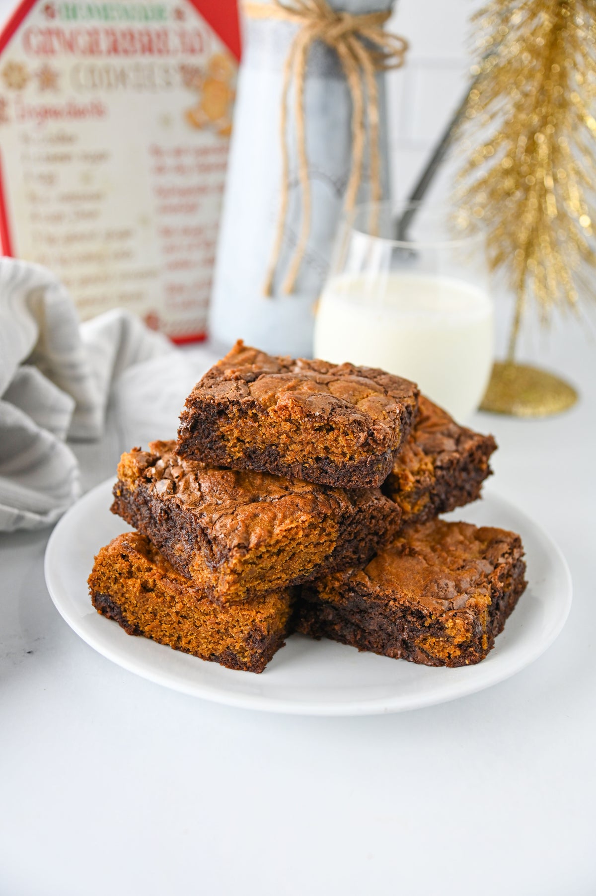 Gingerbread Brownies Set #6
