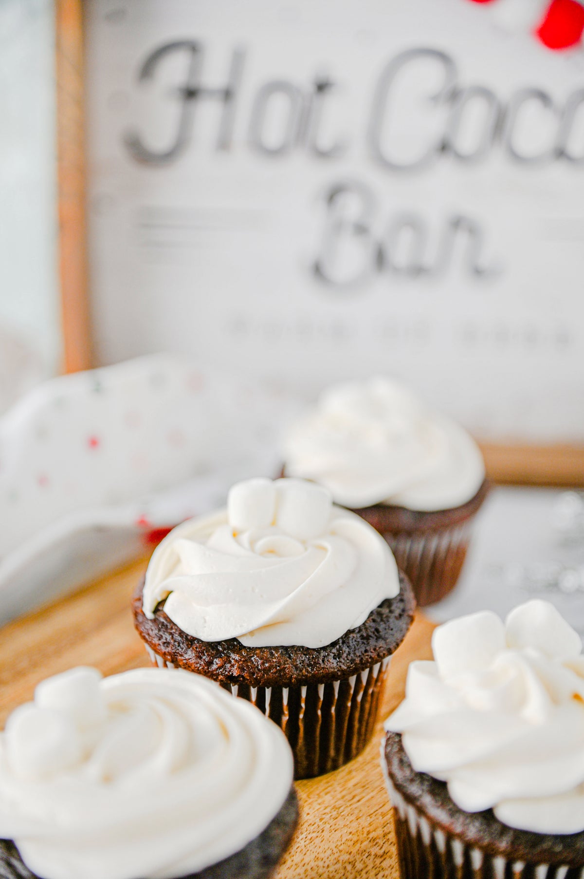 Hot Chocolate Cupcakes Set #6