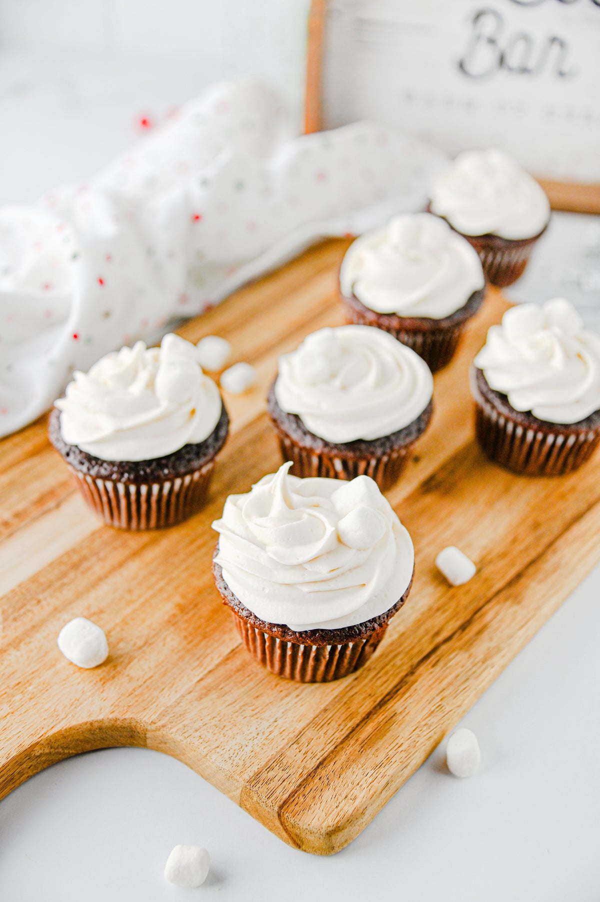 Hot Chocolate Cupcakes Set #6