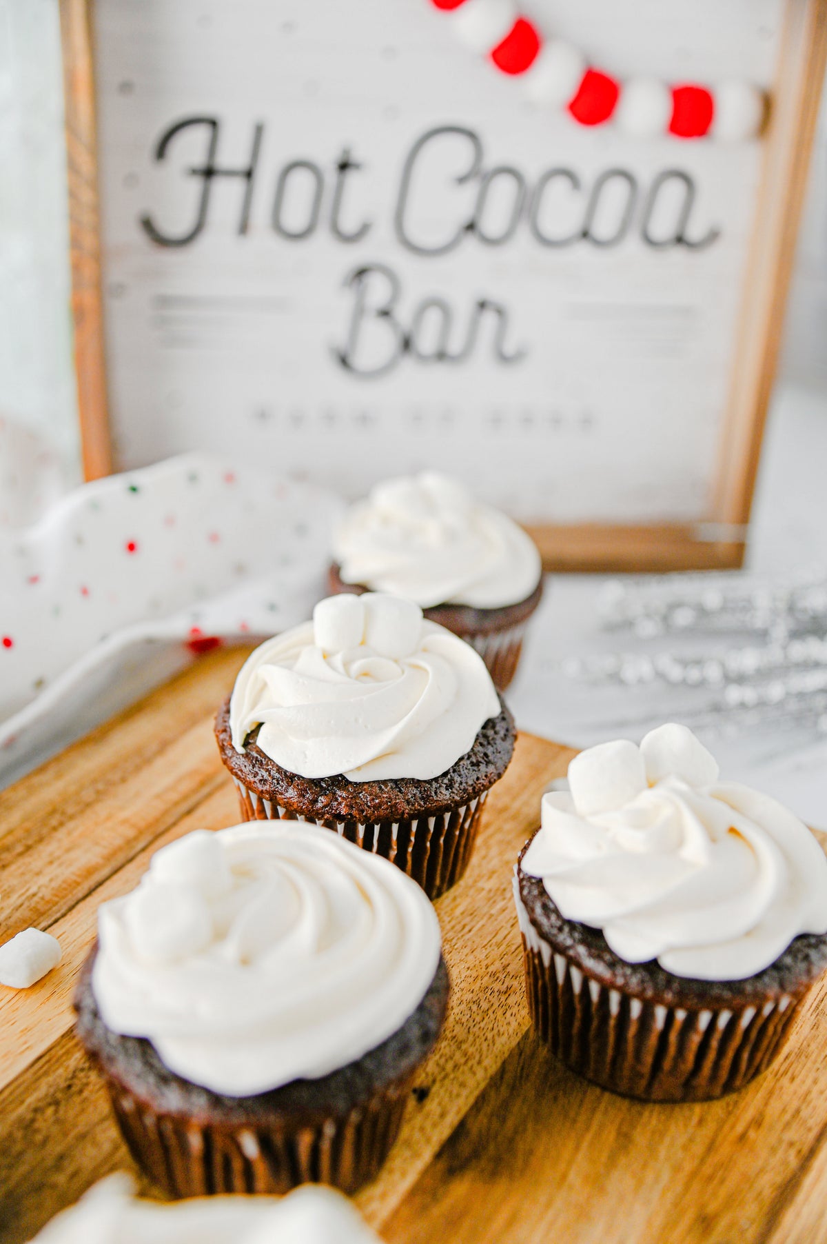 Hot Chocolate Cupcakes Set #6