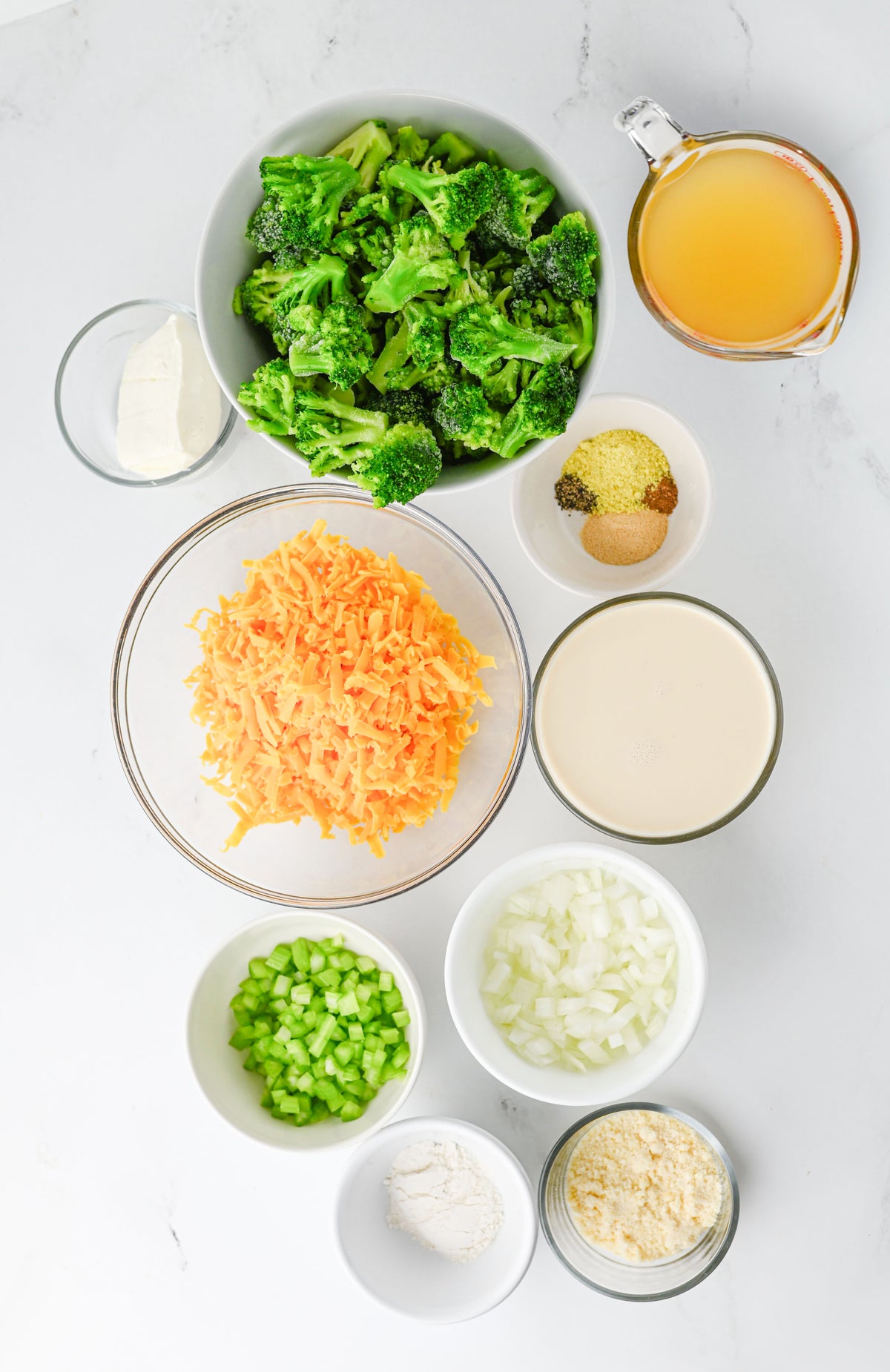 Crock Pot Broccoli Cheddar Soup Set #1