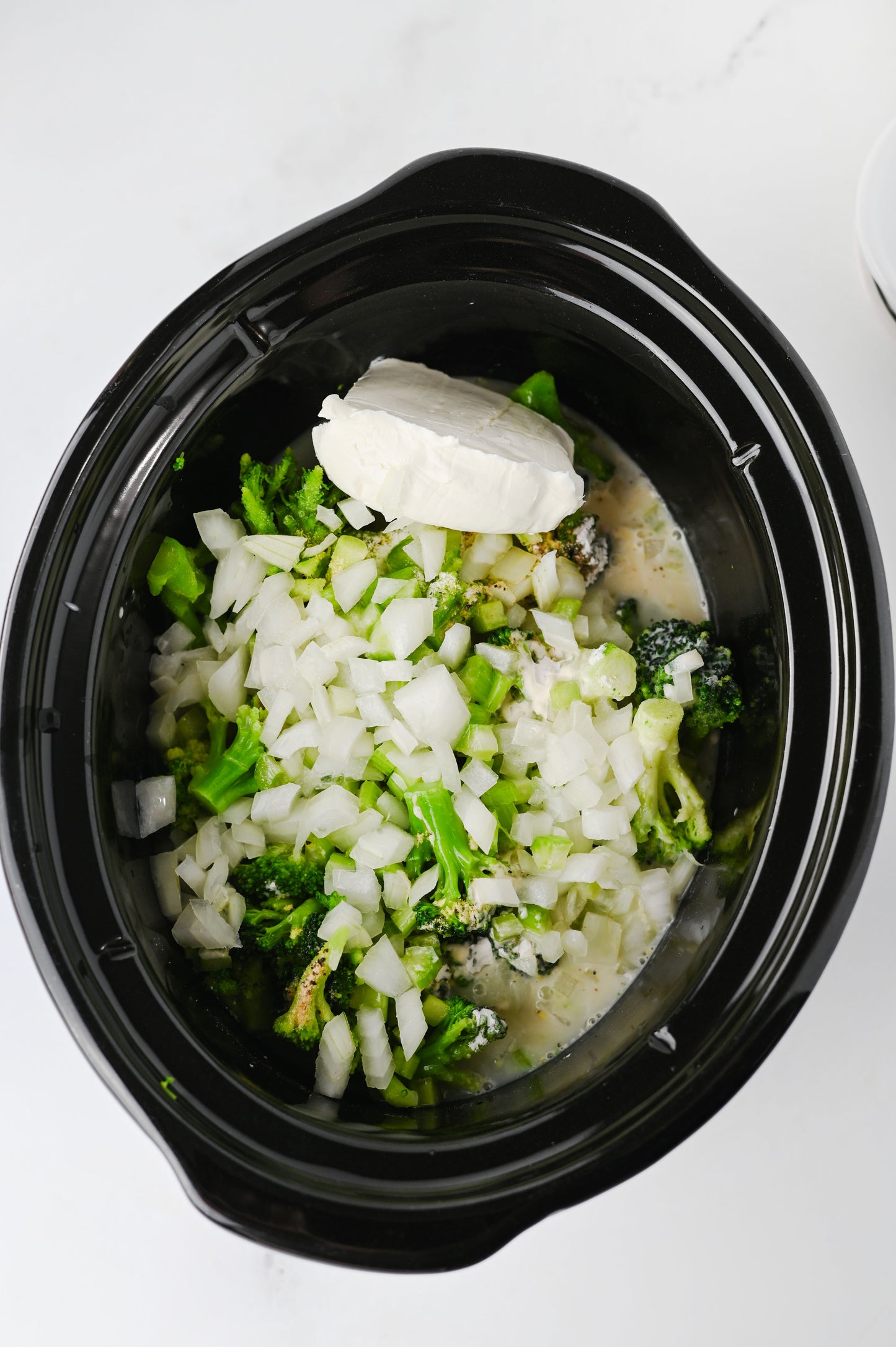 Crock Pot Broccoli Cheddar Soup Set #1