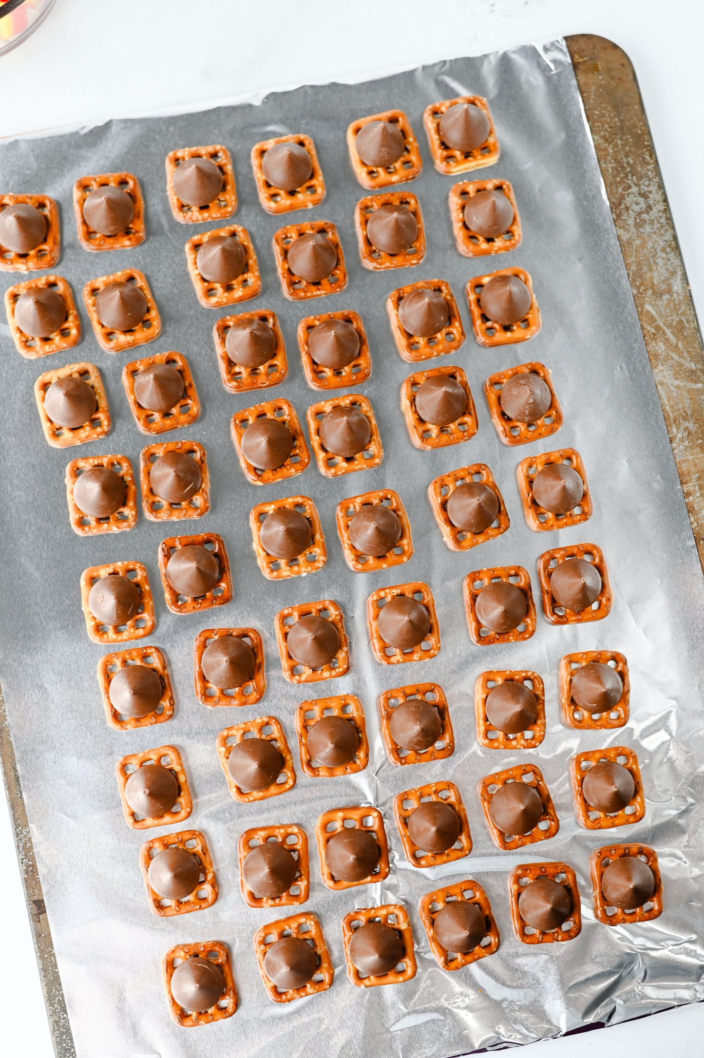 Candy Corn Pretzel Bites Set #3