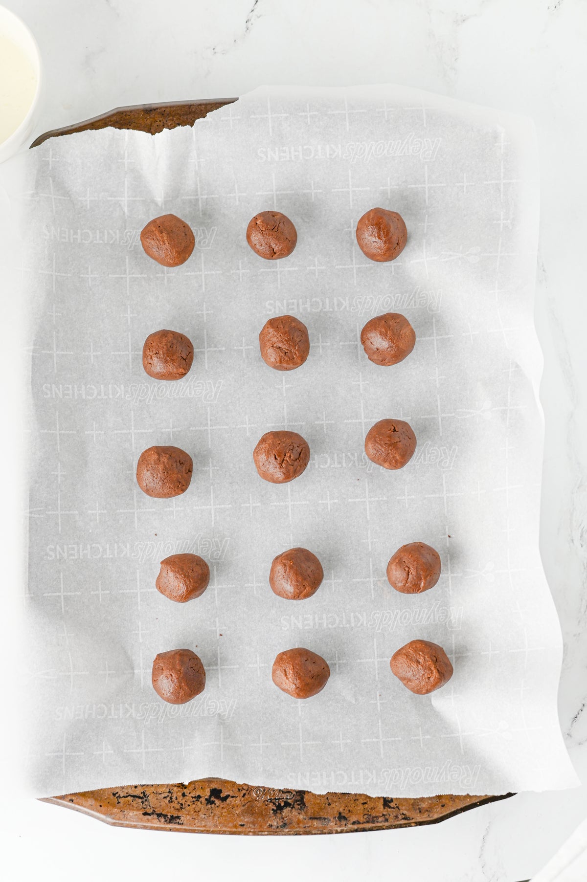Chocolate Thumbprint Cookies Set #4