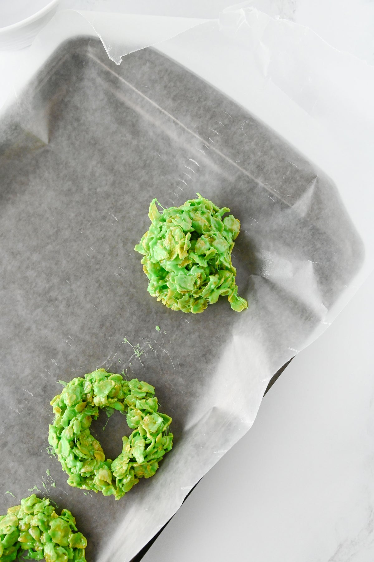 Cornflake Christmas Wreaths Set #3