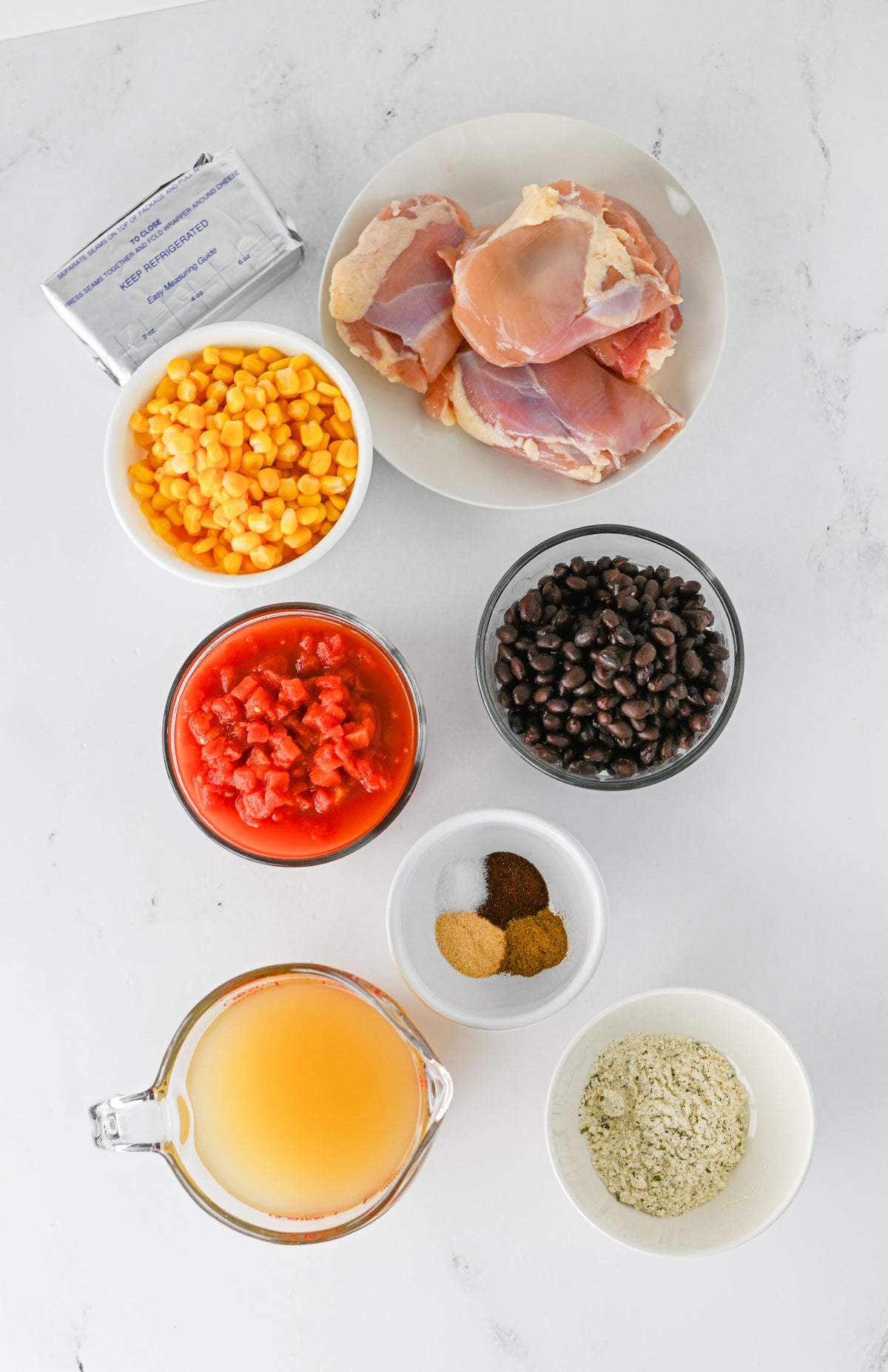 Crock Pot Cream Cheese Chicken Chili Set #1