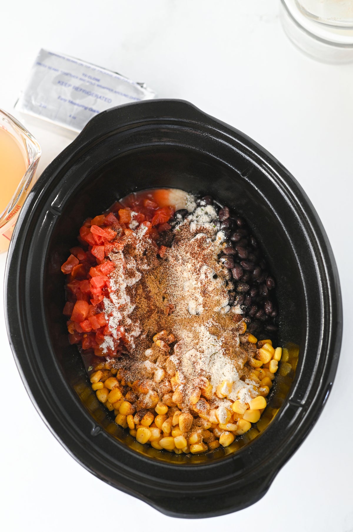 Crock Pot Cream Cheese Chicken Chili Set #1