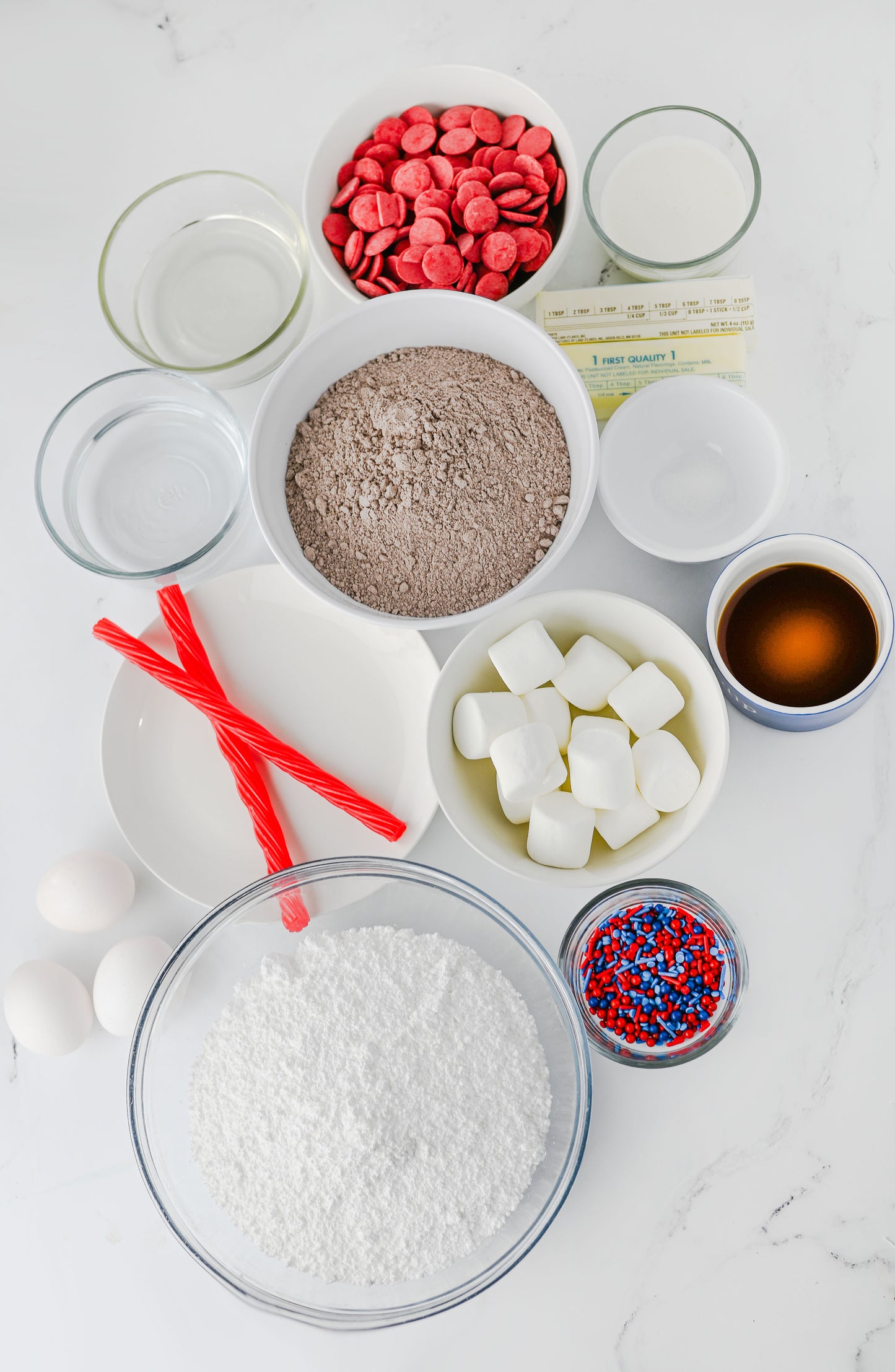 Fire Cracker Cupcakes Set #3