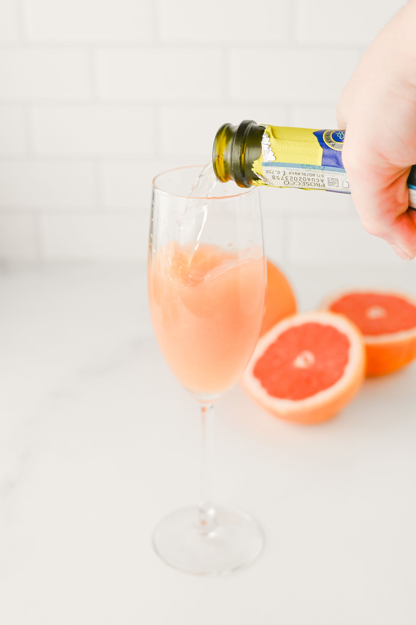 Grapefruit Mimosa Set #1