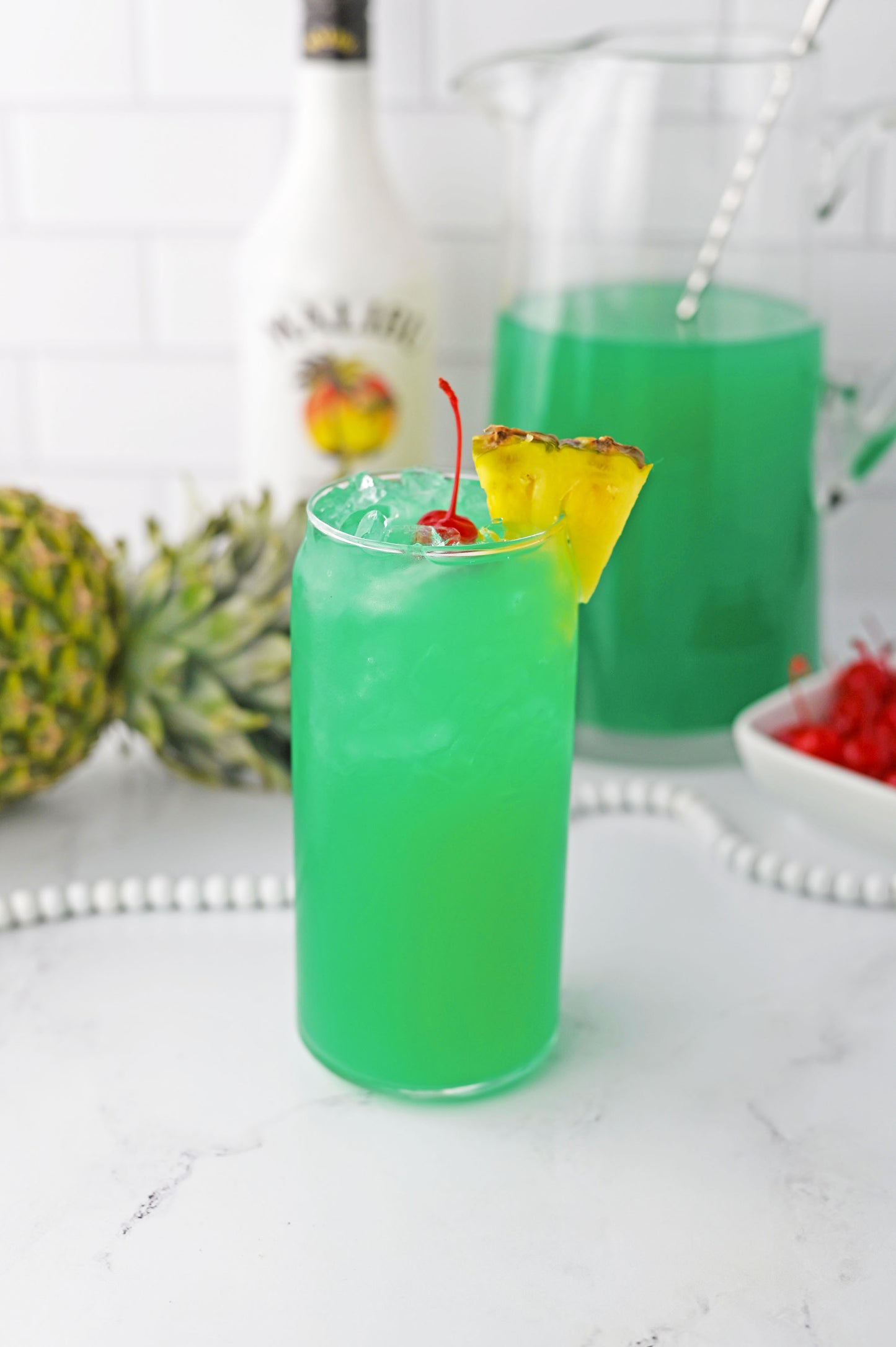 Green Hawaiian Cocktail