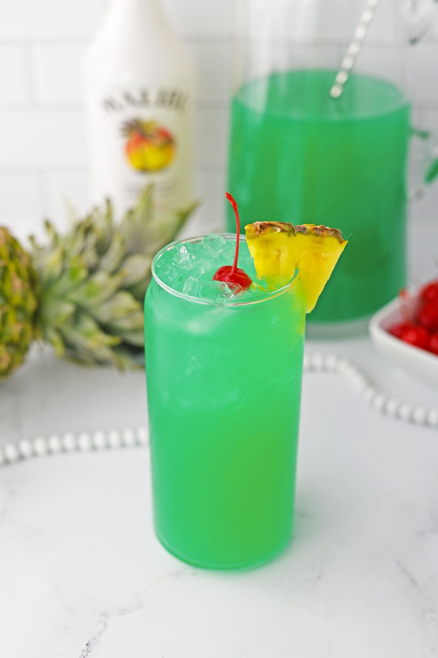 Green Hawaiian Cocktail