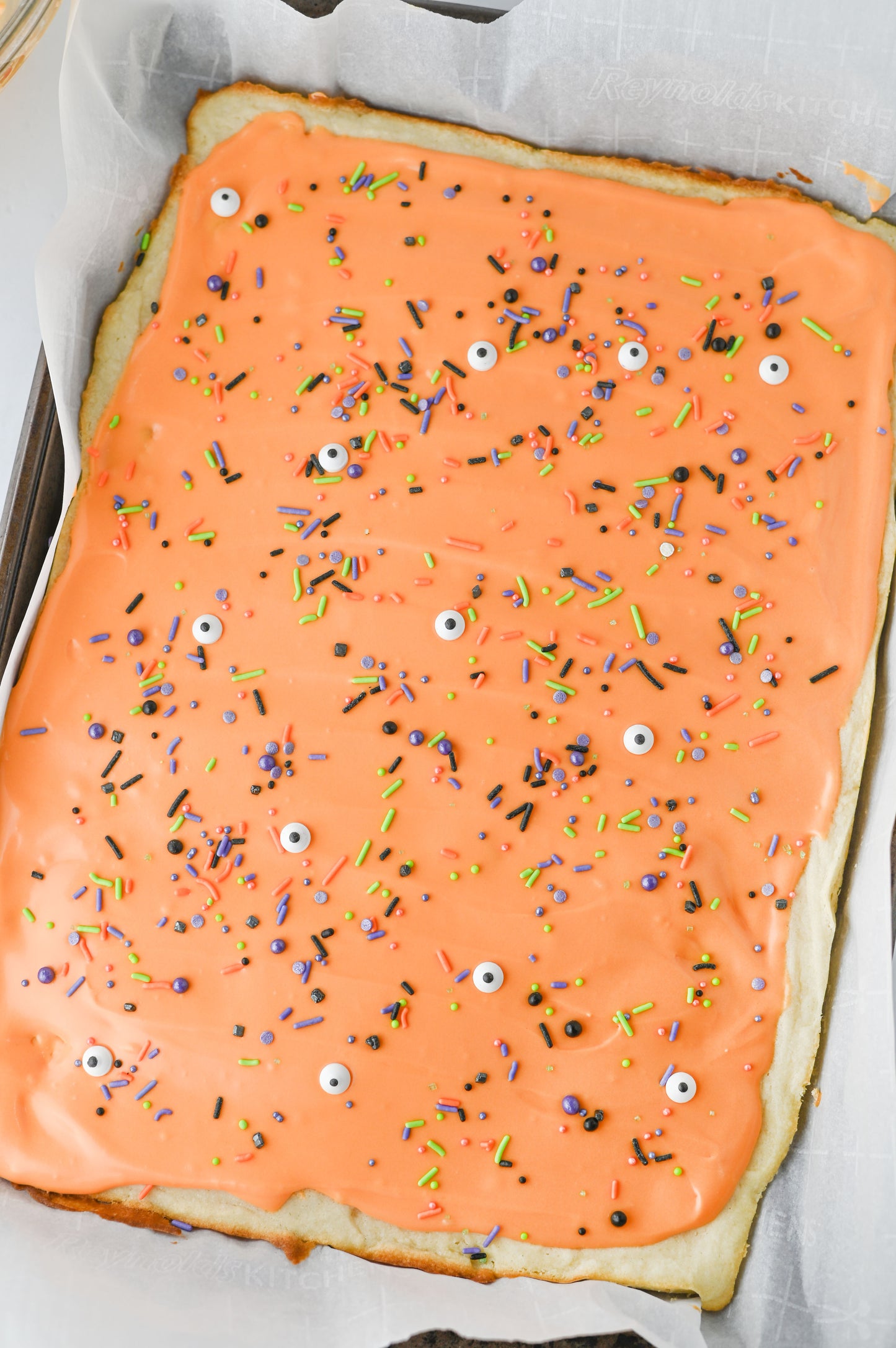 Haloween Sugar Cookie Bars