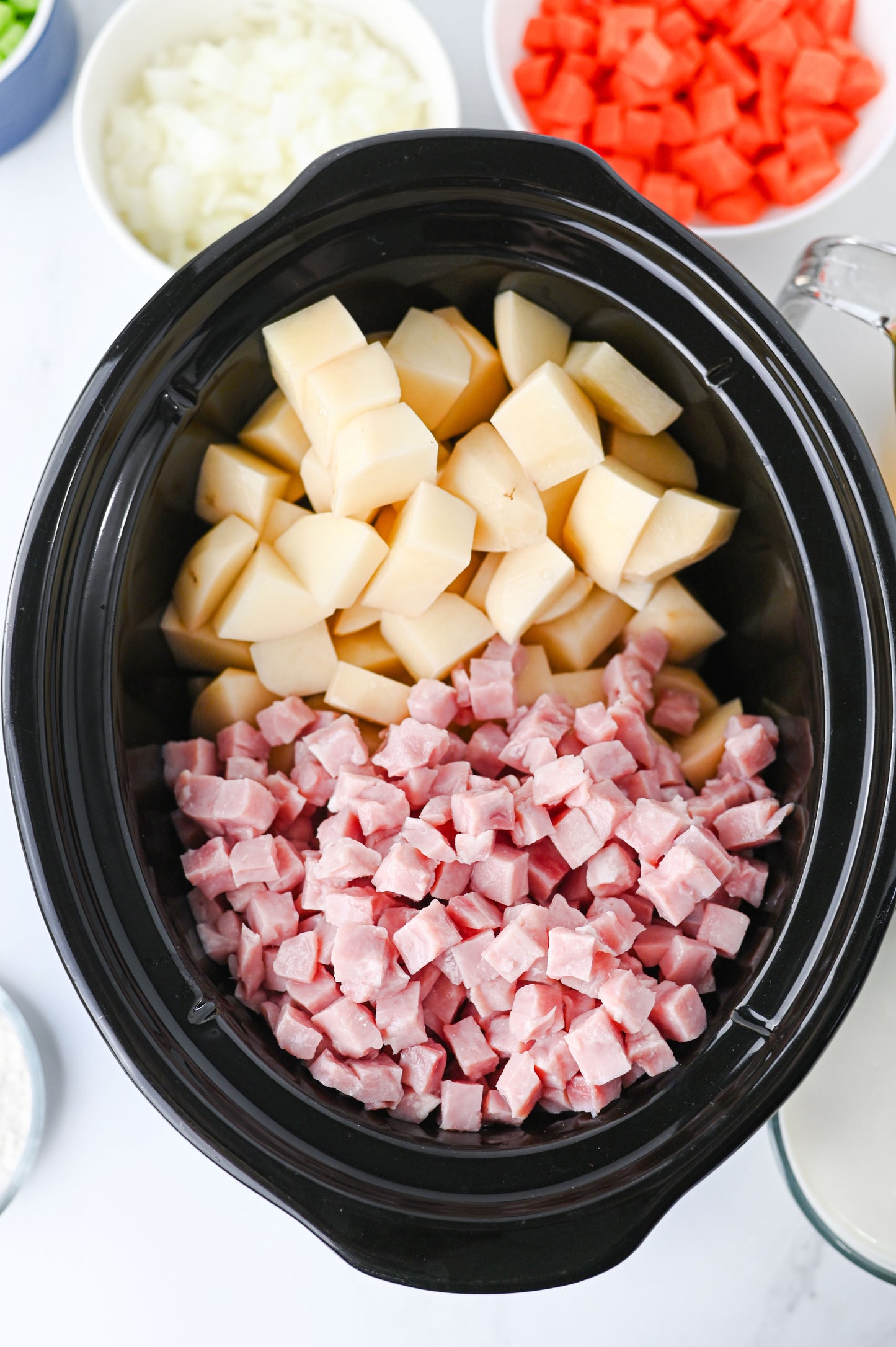 Slow Cooker Ham and Potato Soup Set #1