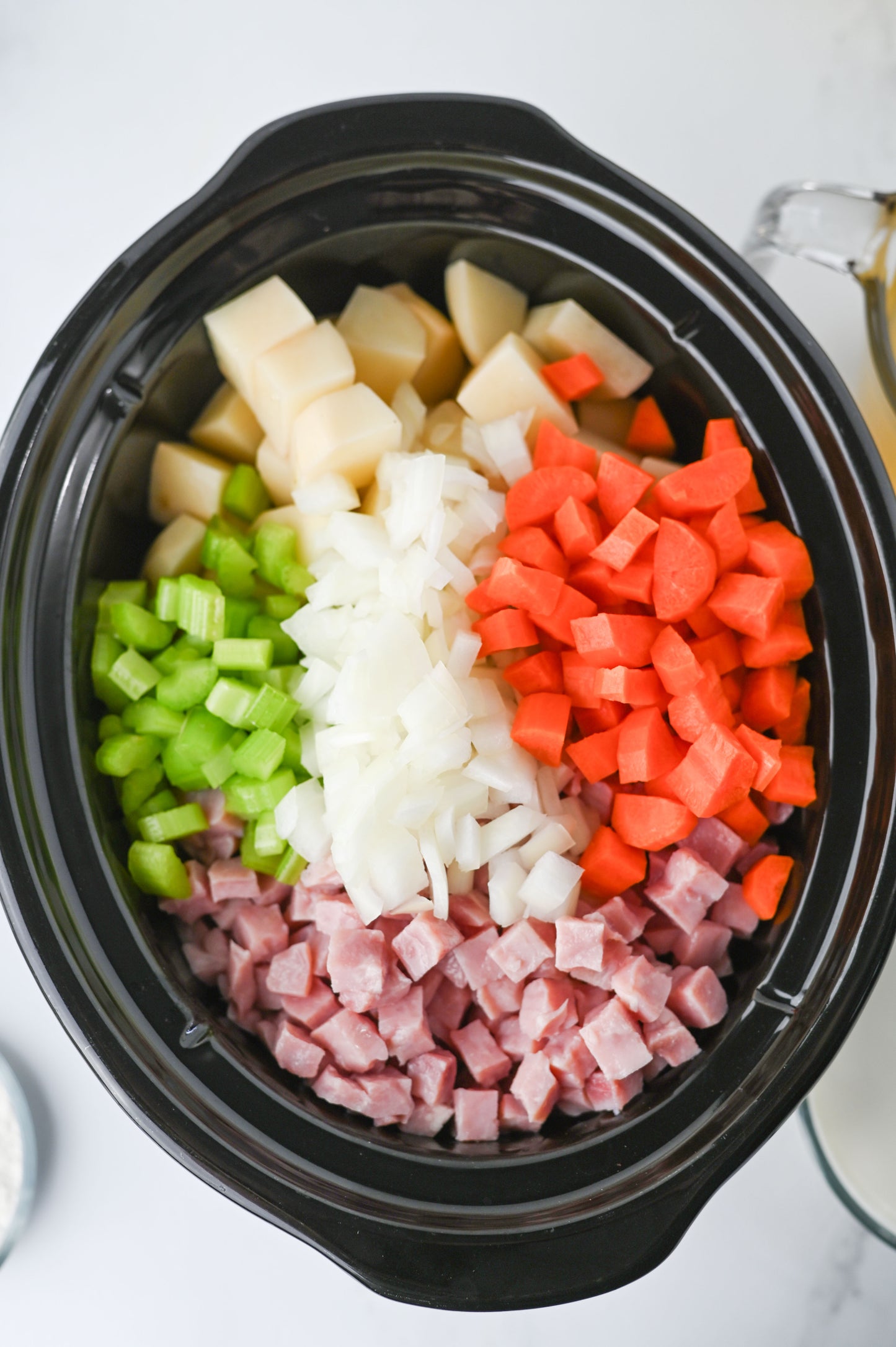 Slow Cooker Ham and Potato Soup Set #3