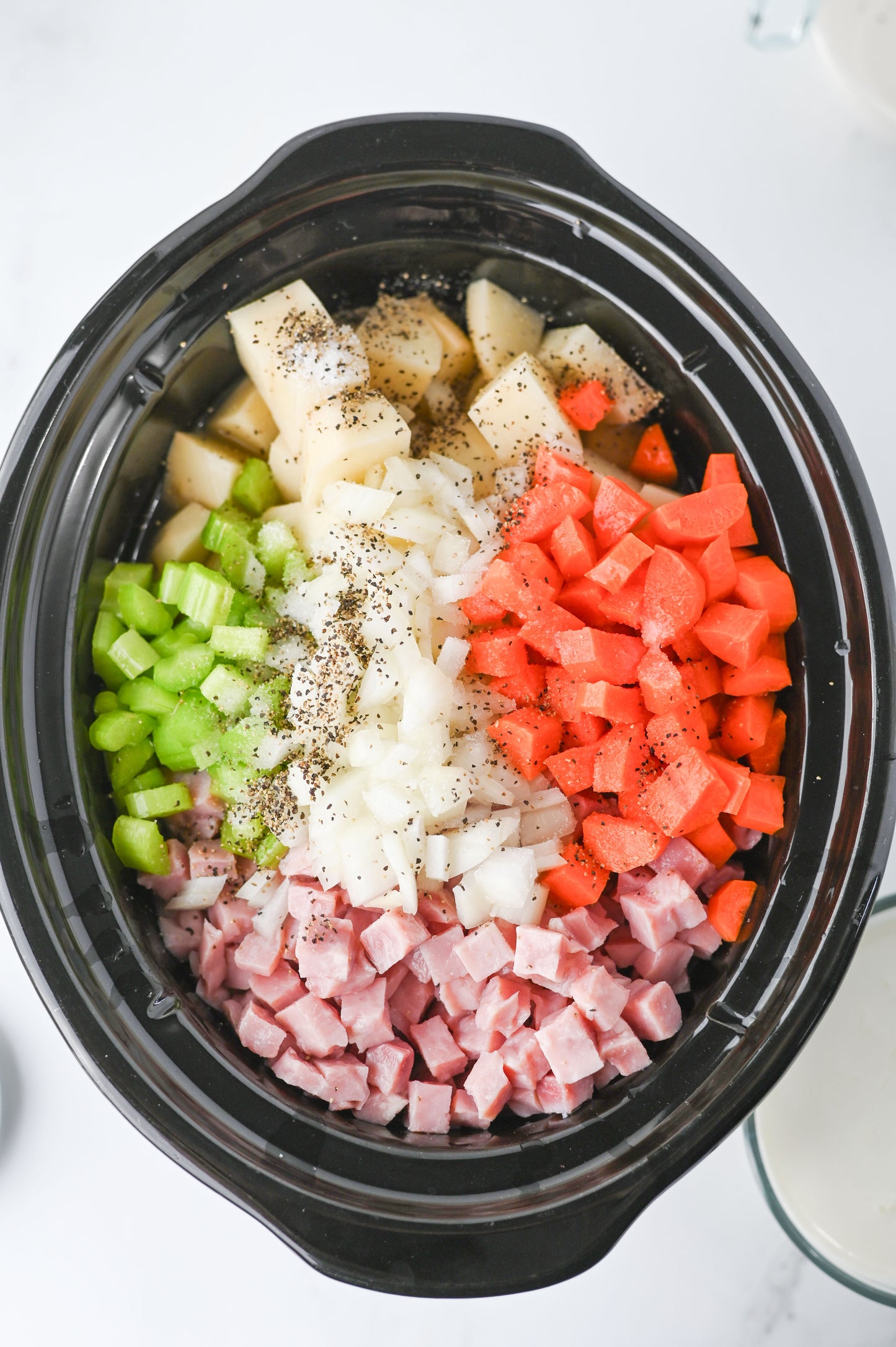 Slow Cooker Ham and Potato Soup Set #3