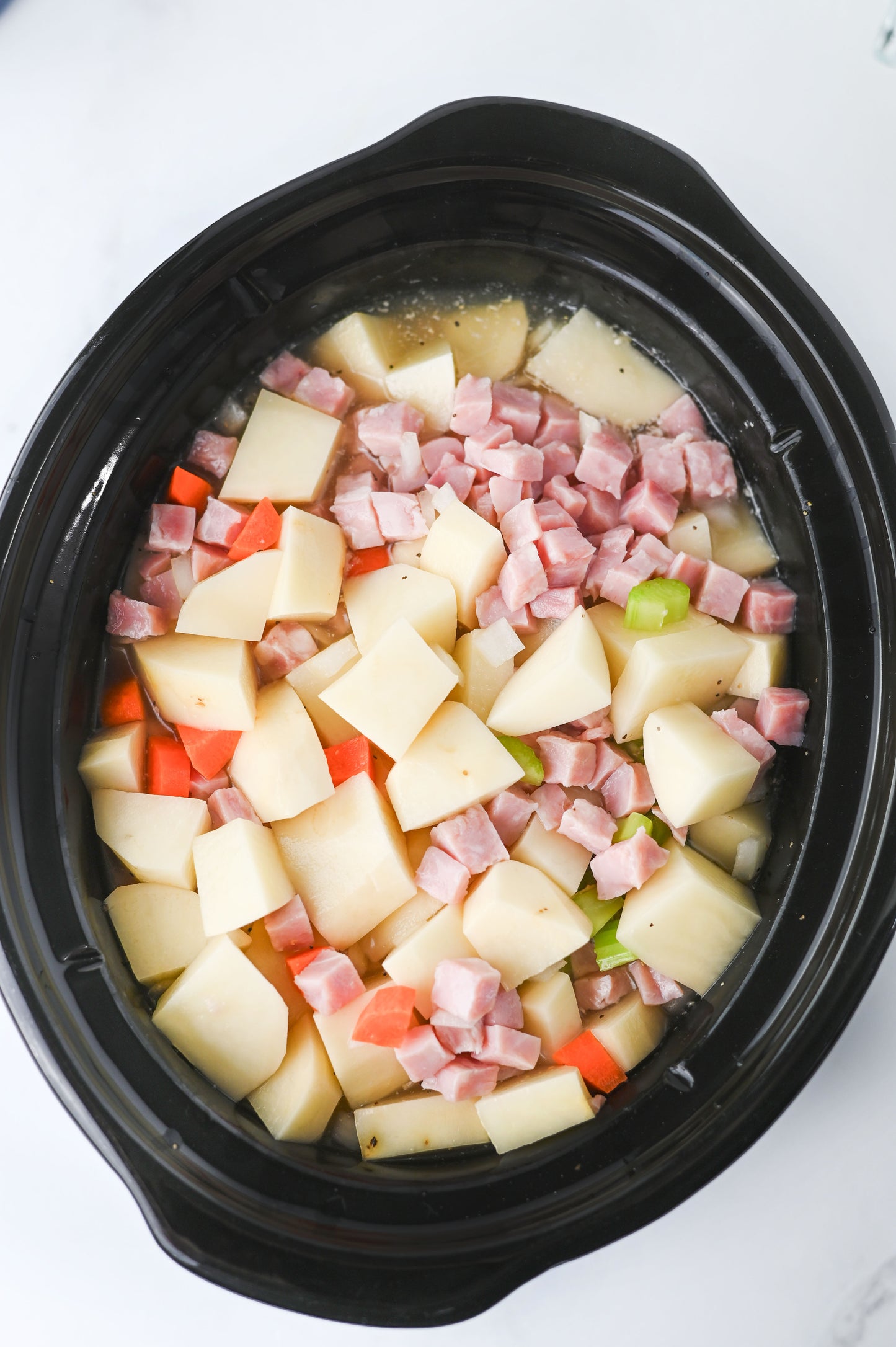 Slow Cooker Ham and Potato Soup Set #1