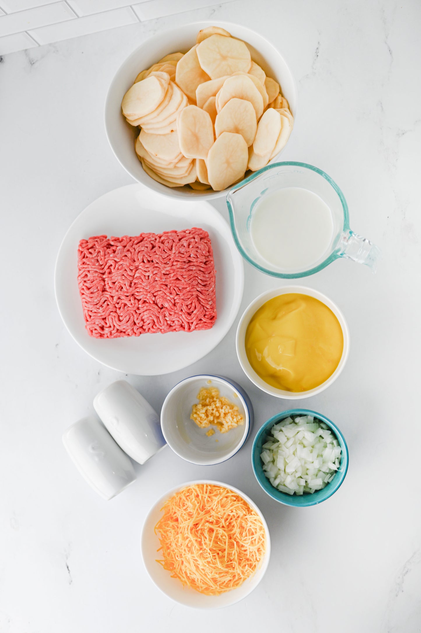 Hamburger Potato Casserole Set #2