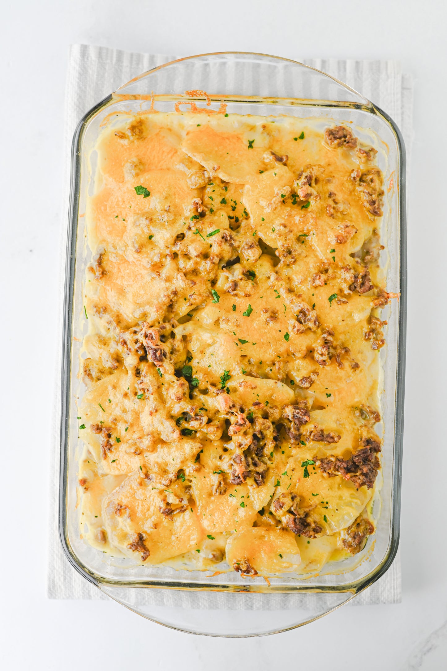 Hamburger Potato Casserole Set #4