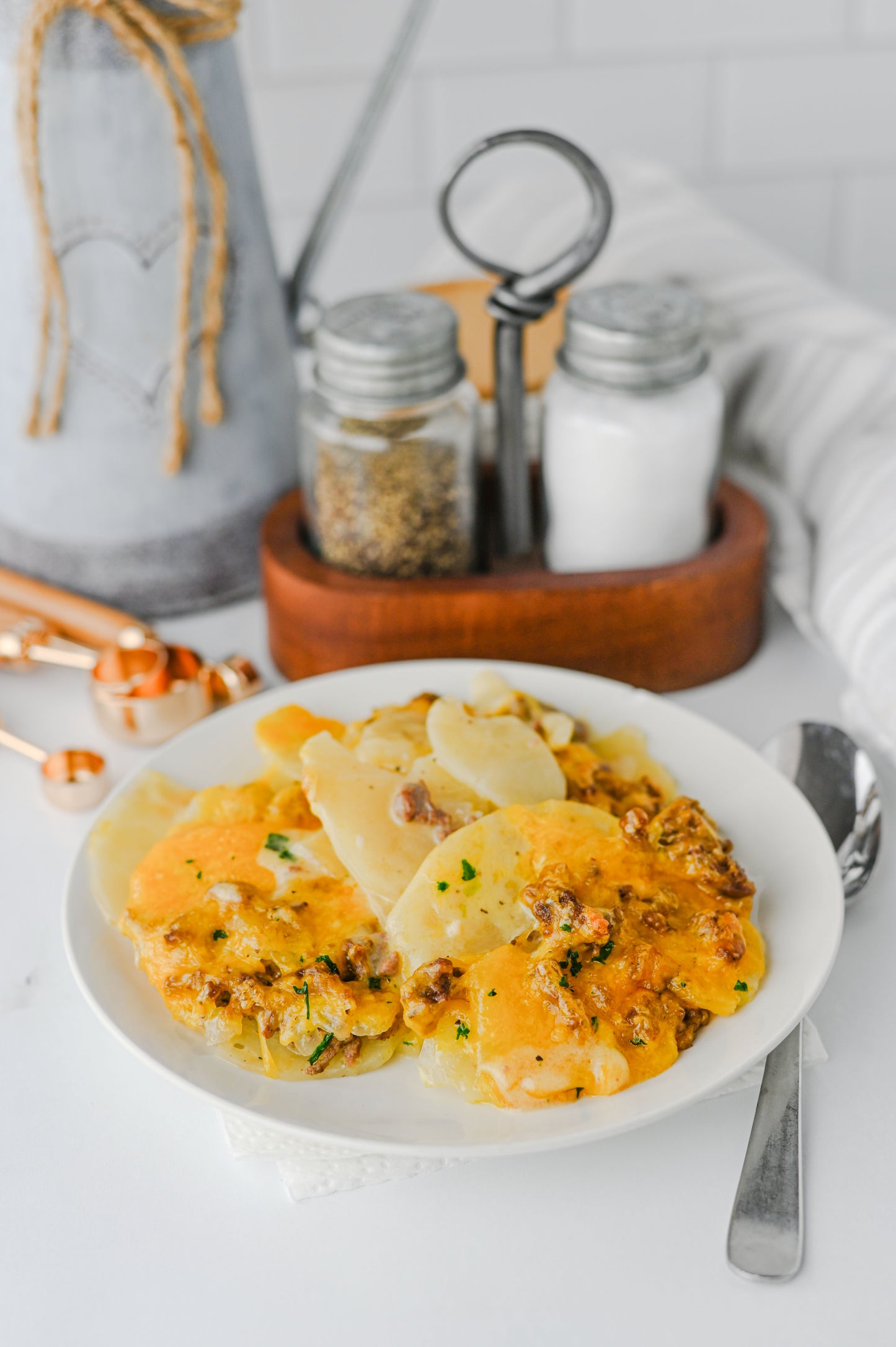 Hamburger Potato Casserole Set #2