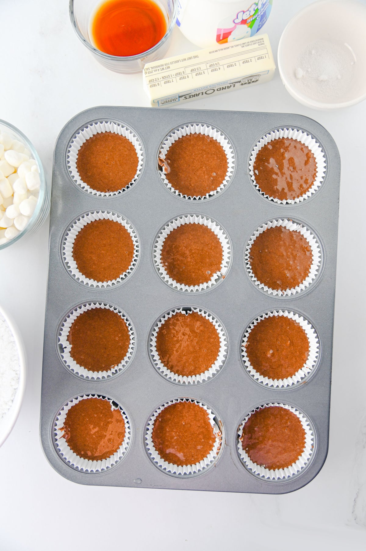 Hot Chocolate Cupcakes Set #1