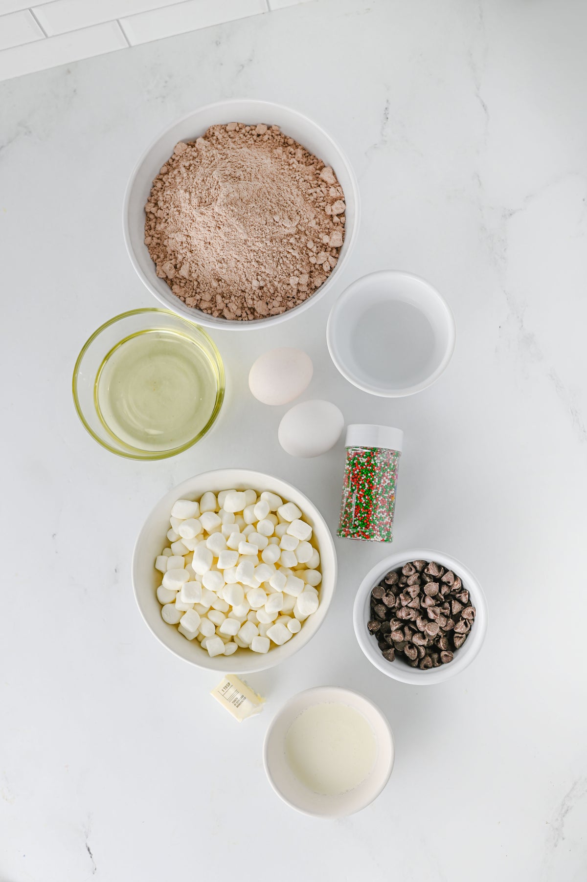 Hot Cocoa Brownie Bites Set #4