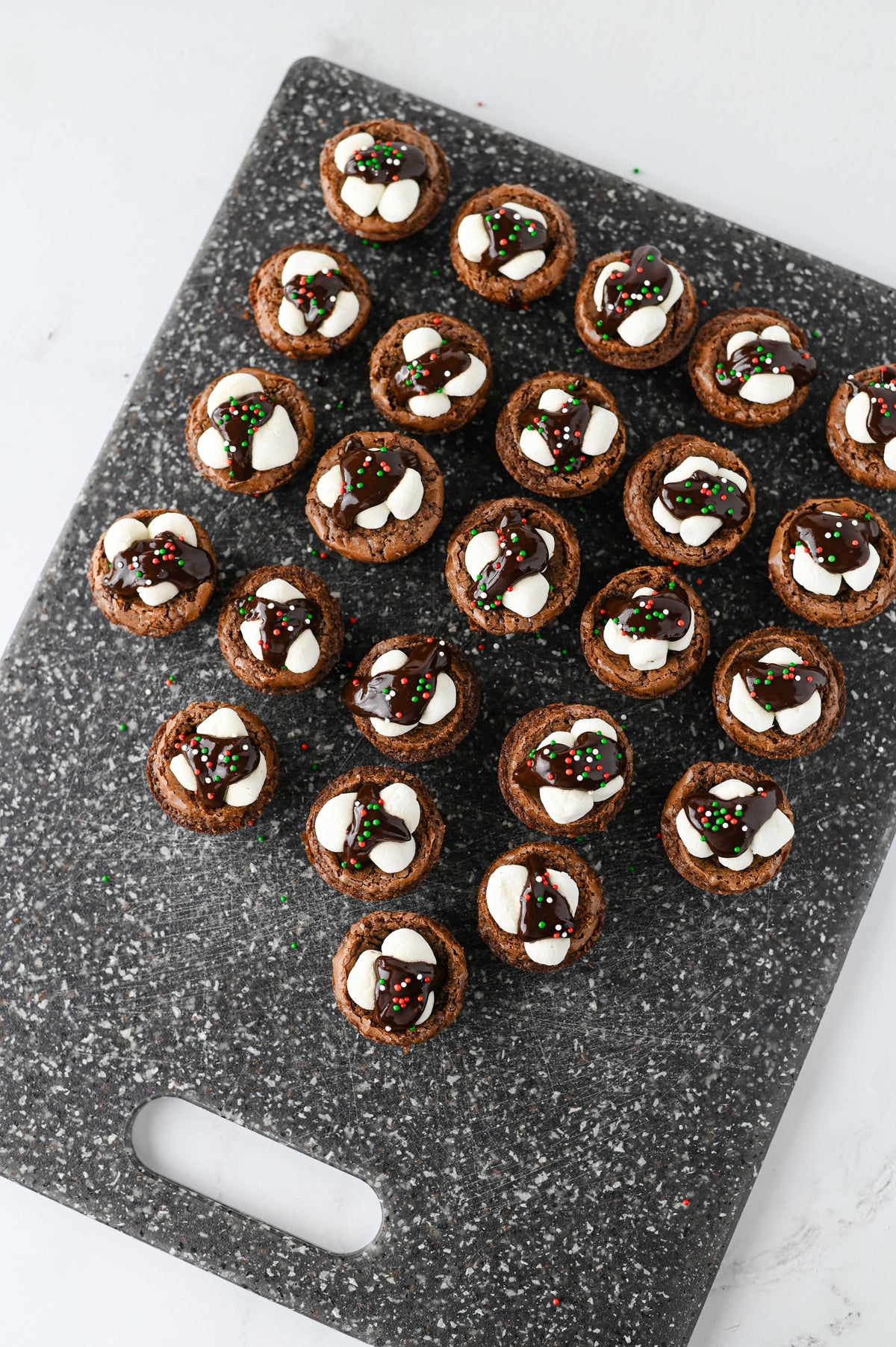 Hot Cocoa Brownie Bites Set #1