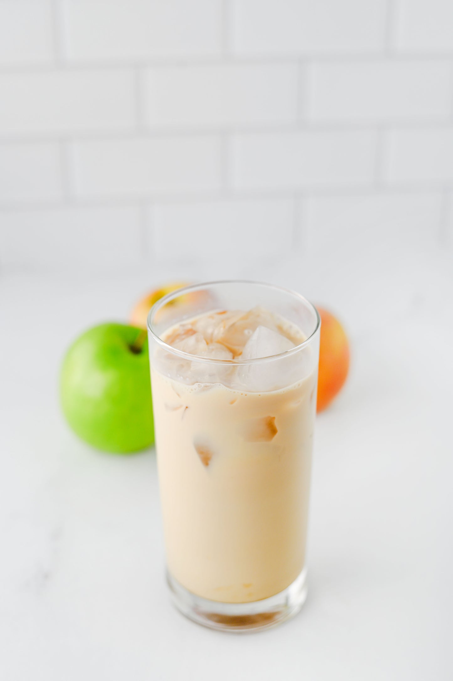 Iced Caramel Apple Cream Latte Set #4