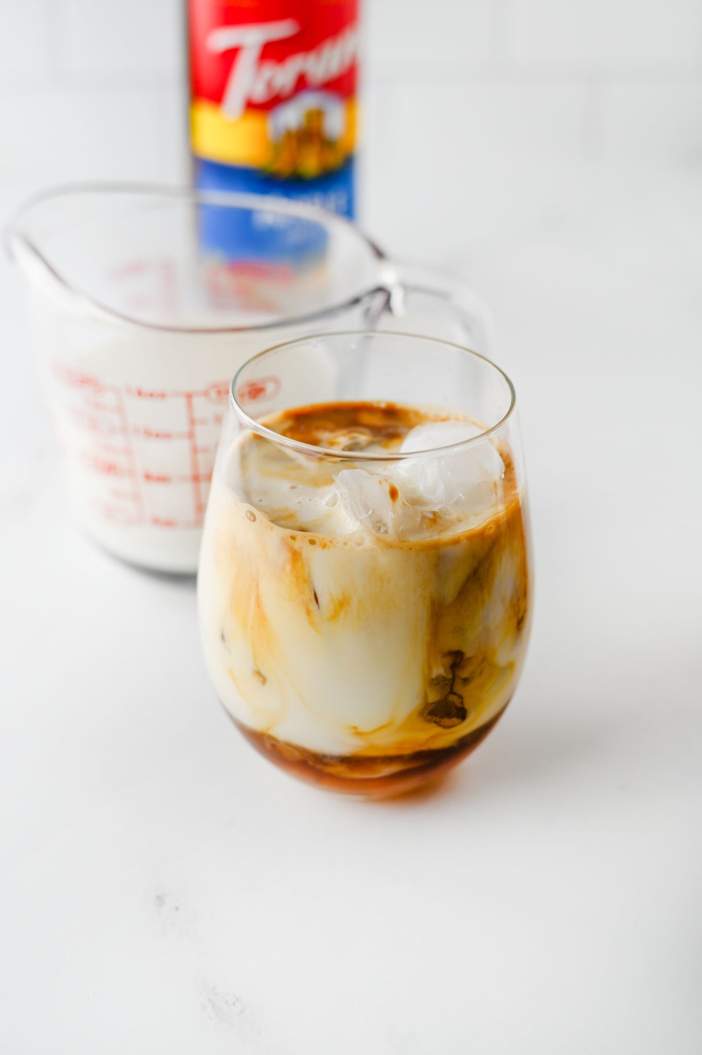 Iced Caramel Apple Cream Latte Set #2
