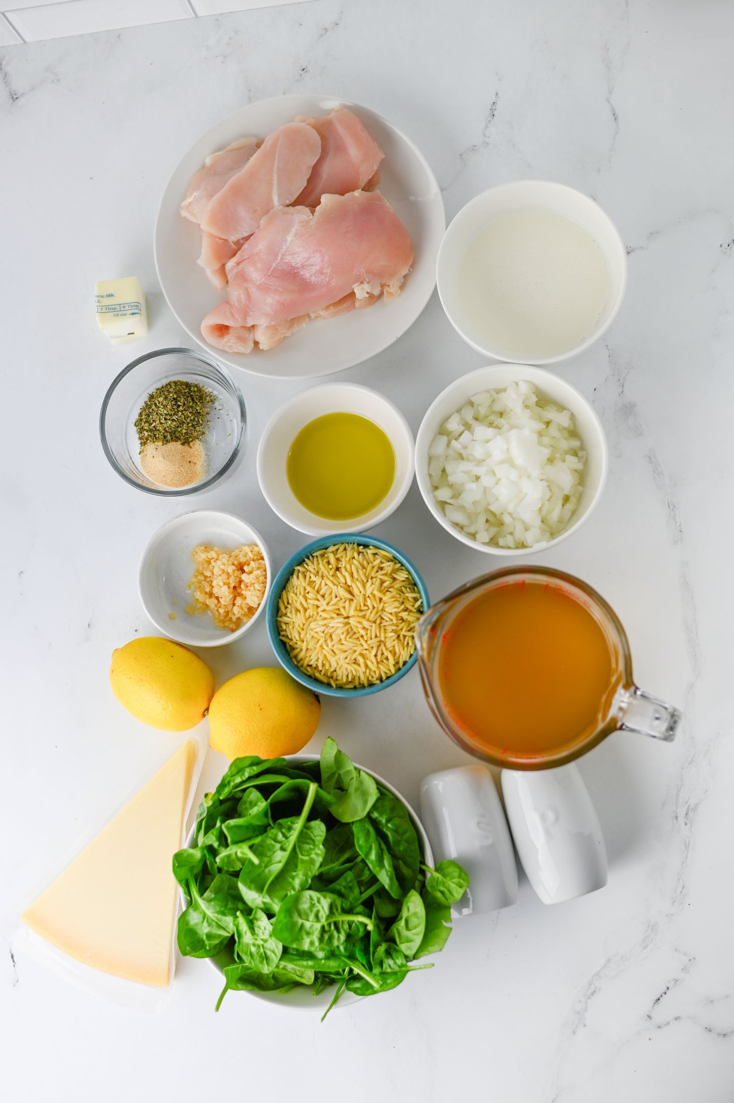 Lemon Chicken Orzo Set #1
