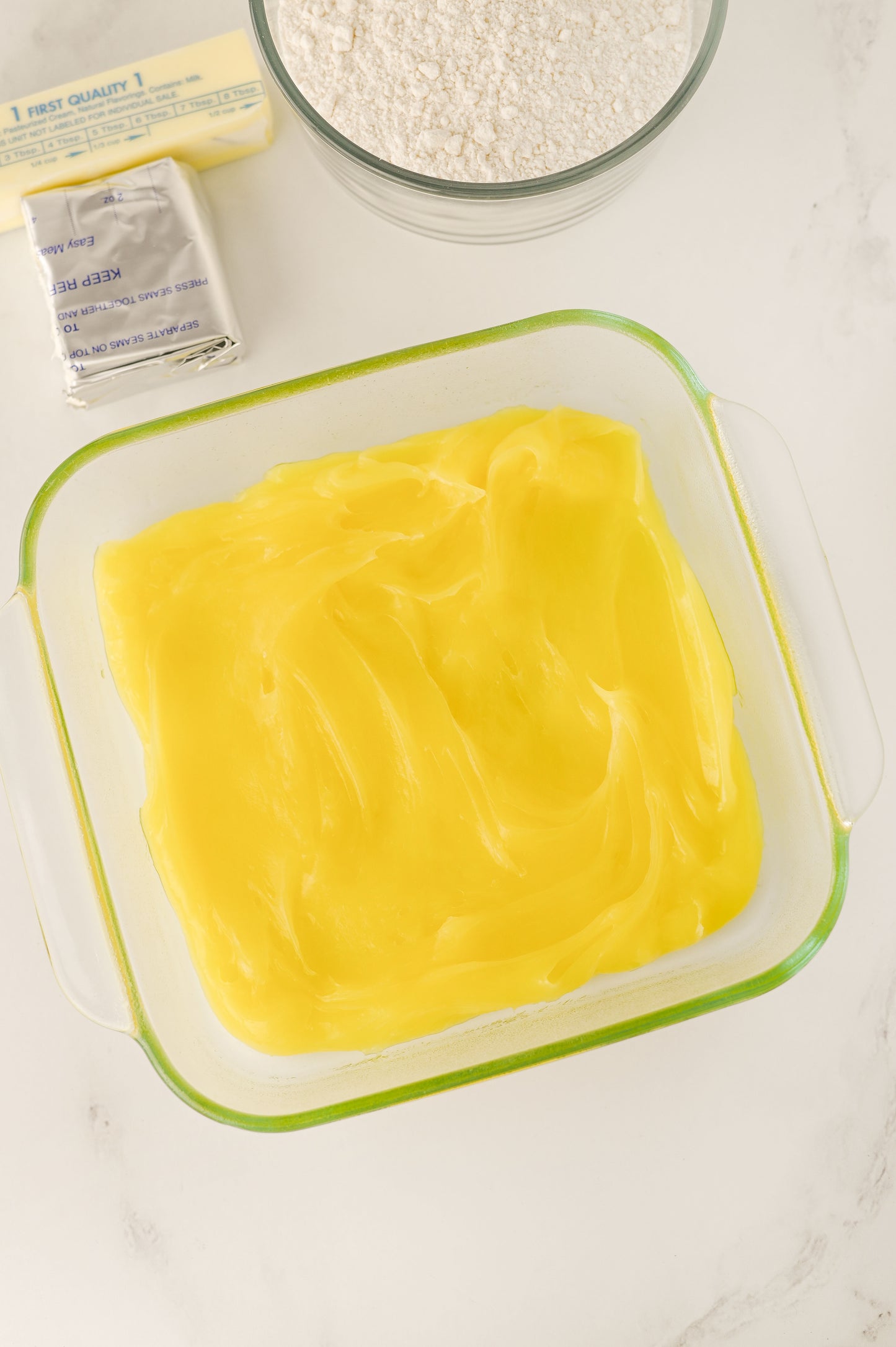 Lemon Cream Cheese Dump Cake Set #3