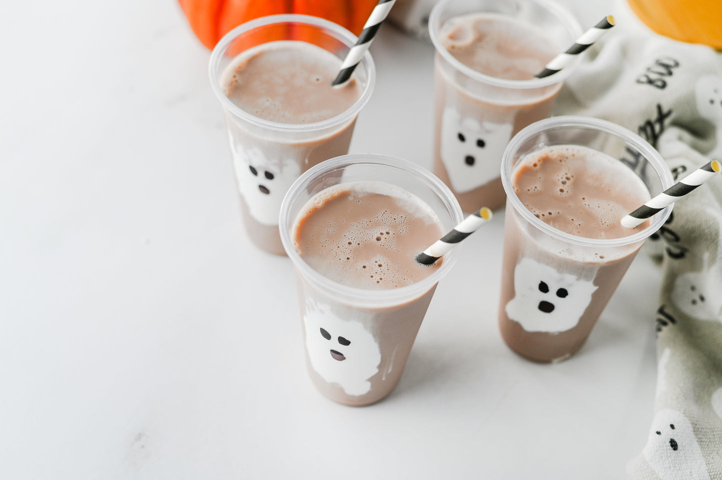 Marshmallow Fluff Ghost Cups