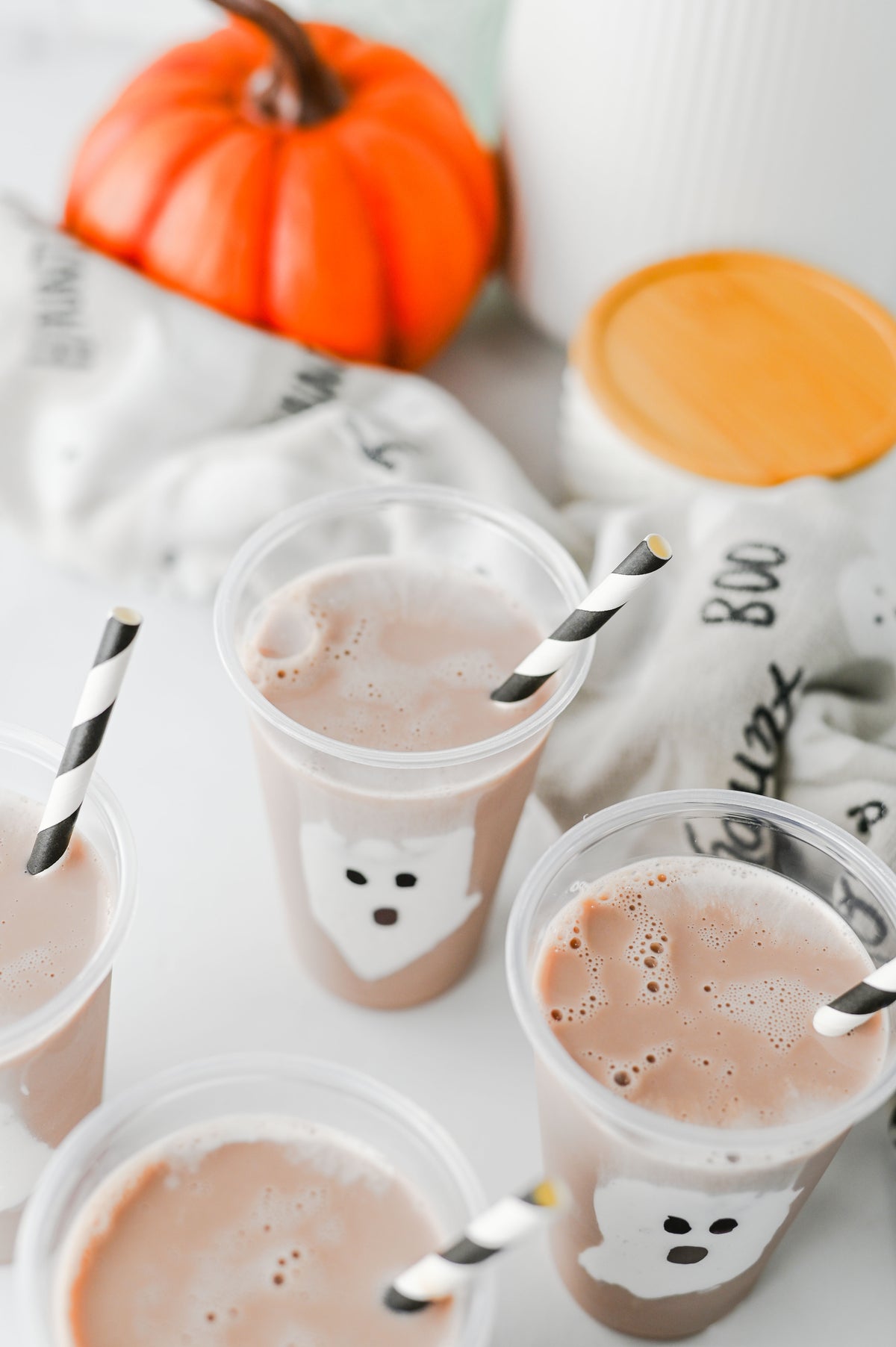 Marshmallow Fluff Ghost Cups