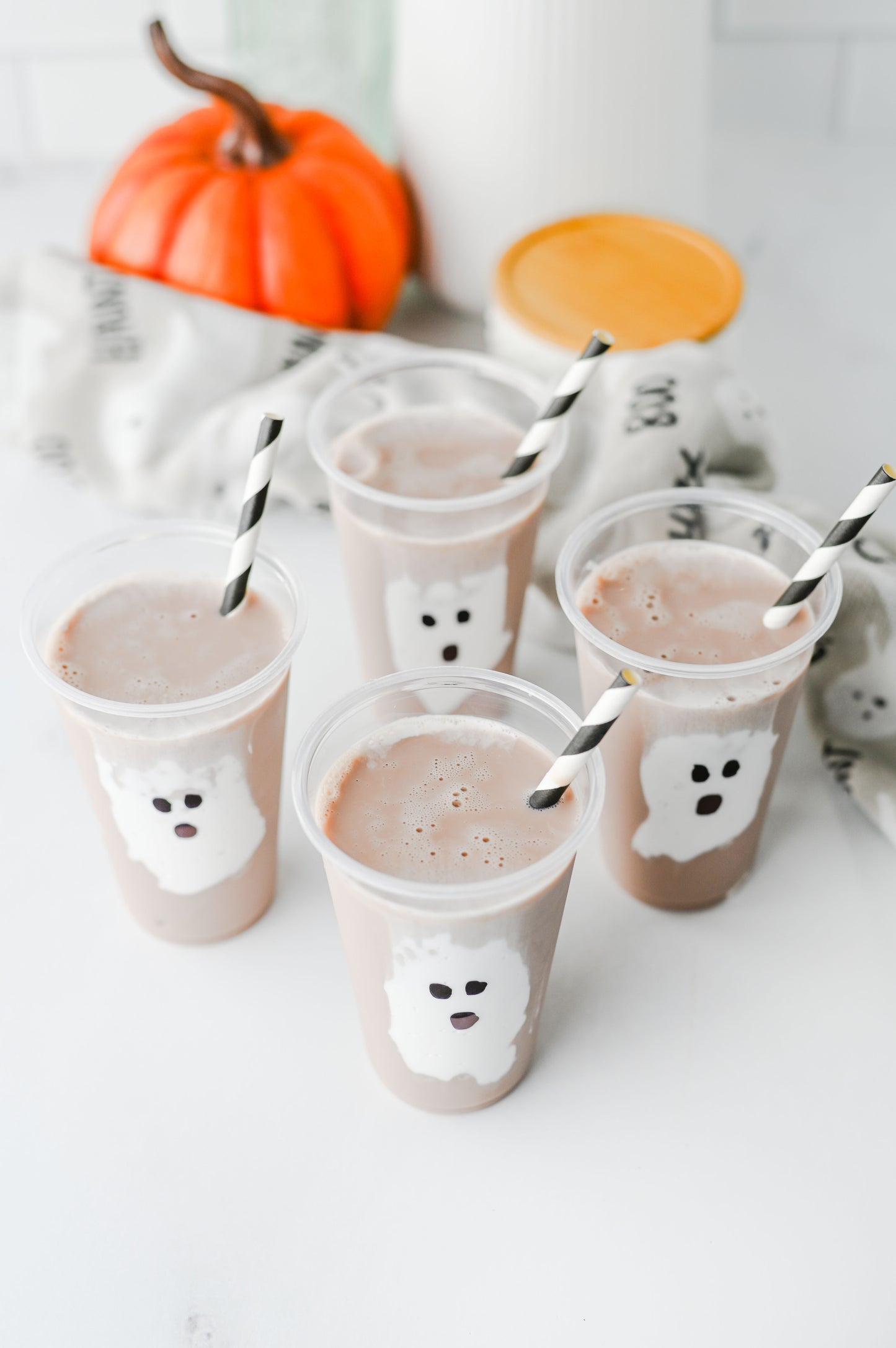 Marshmallow Fluff Ghost Cups