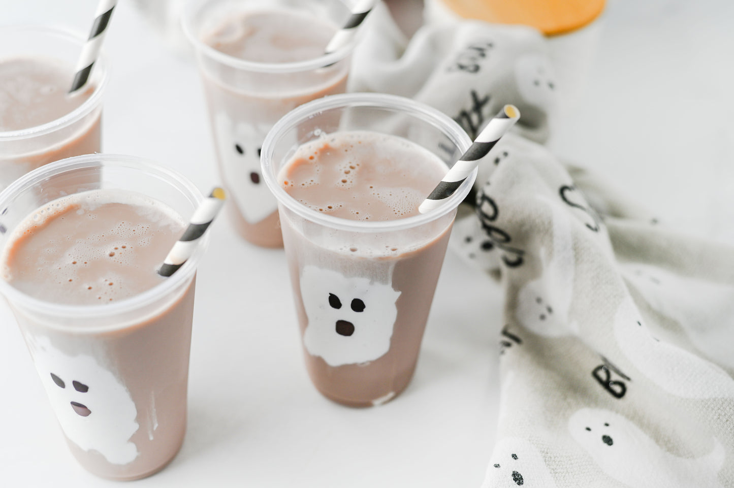 Marshmallow Fluff Ghost Cups