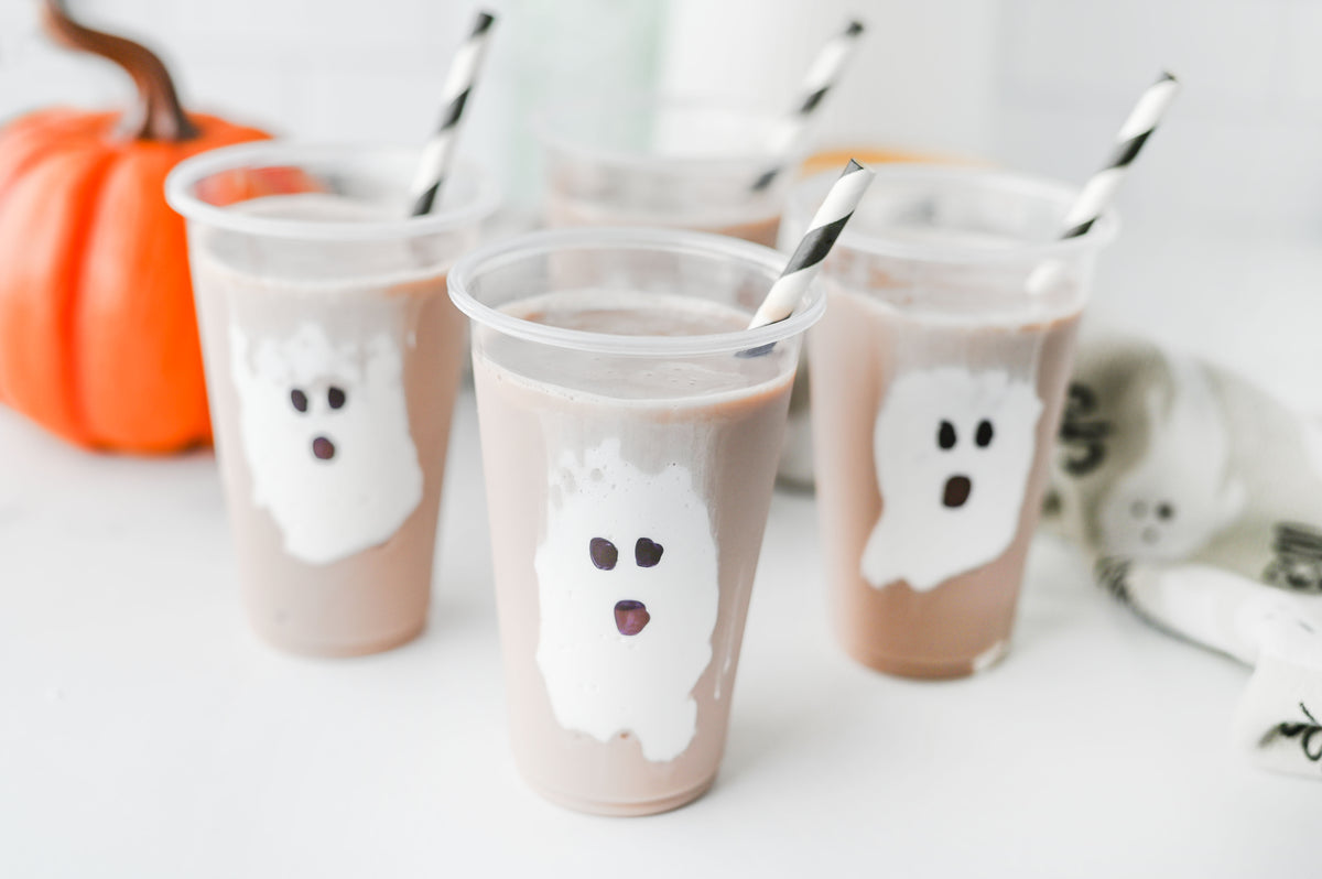 Marshmallow Fluff Ghost Cups