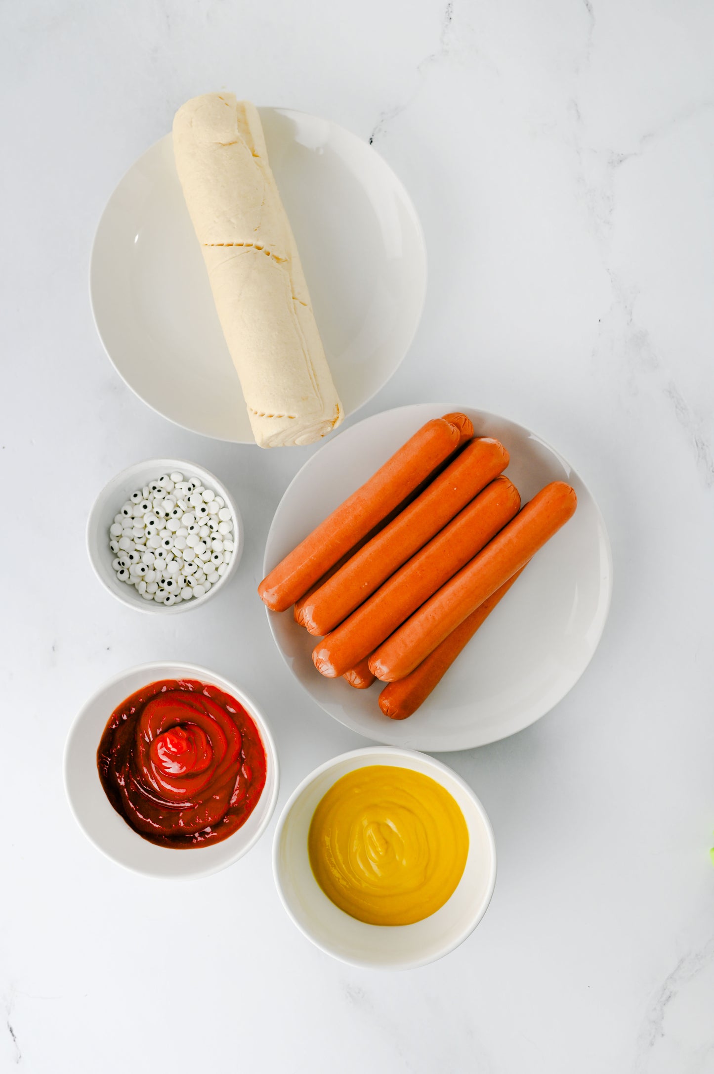 Mummy Hot Dogs Set #5
