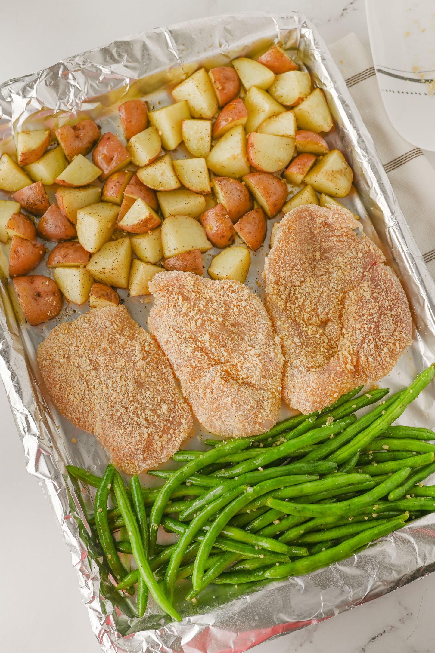 Sheet Pan Parmesan Crusted Chicken Set #1