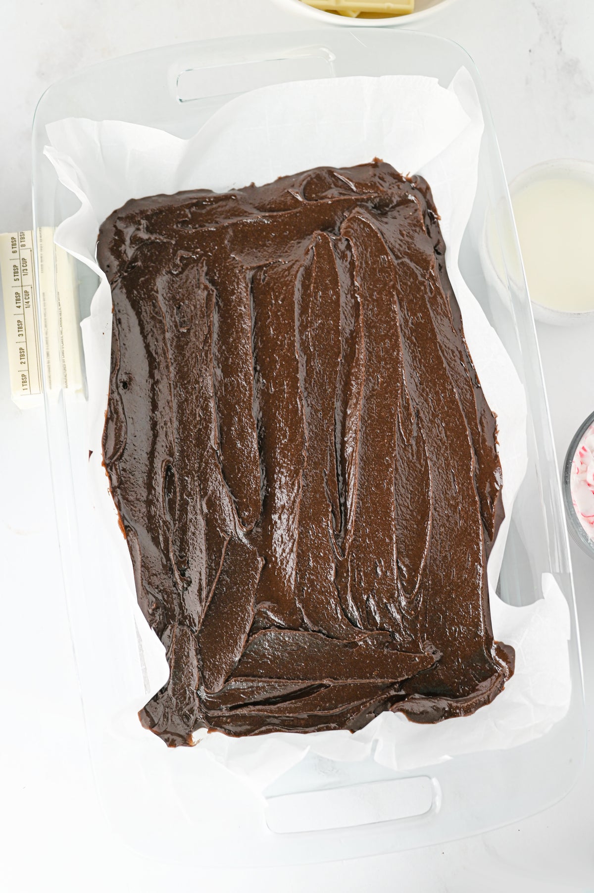 Peppermint Bark Brownies Set #5