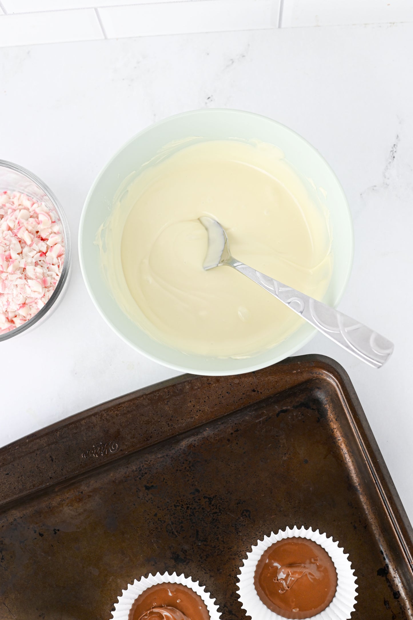 Peppermint Bark Cups Set #1