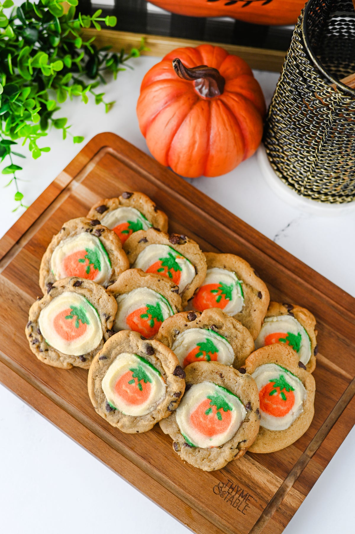 Pilsbury Pumpkin Chocolate Chip Cookie Hack