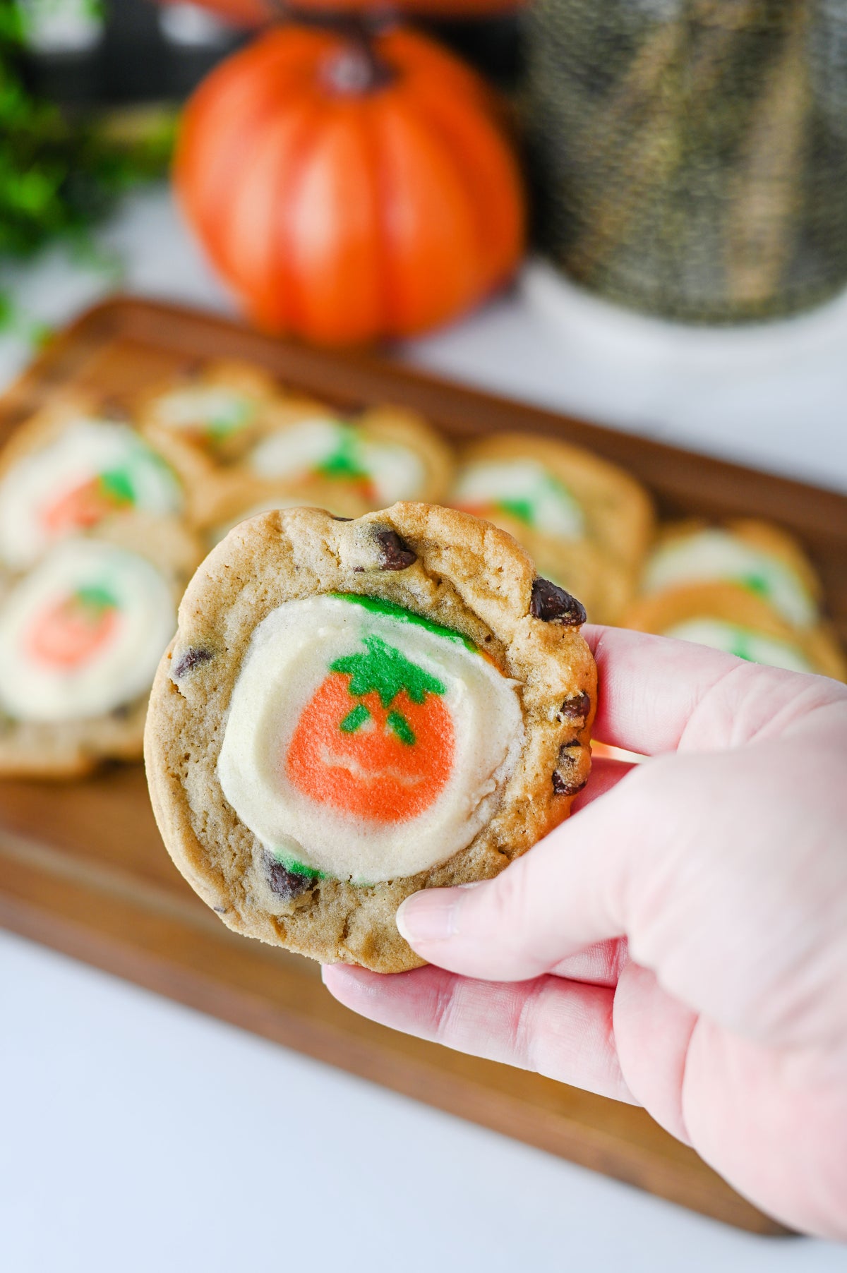 Pilsbury Pumpkin Chocolate Chip Cookie Hack