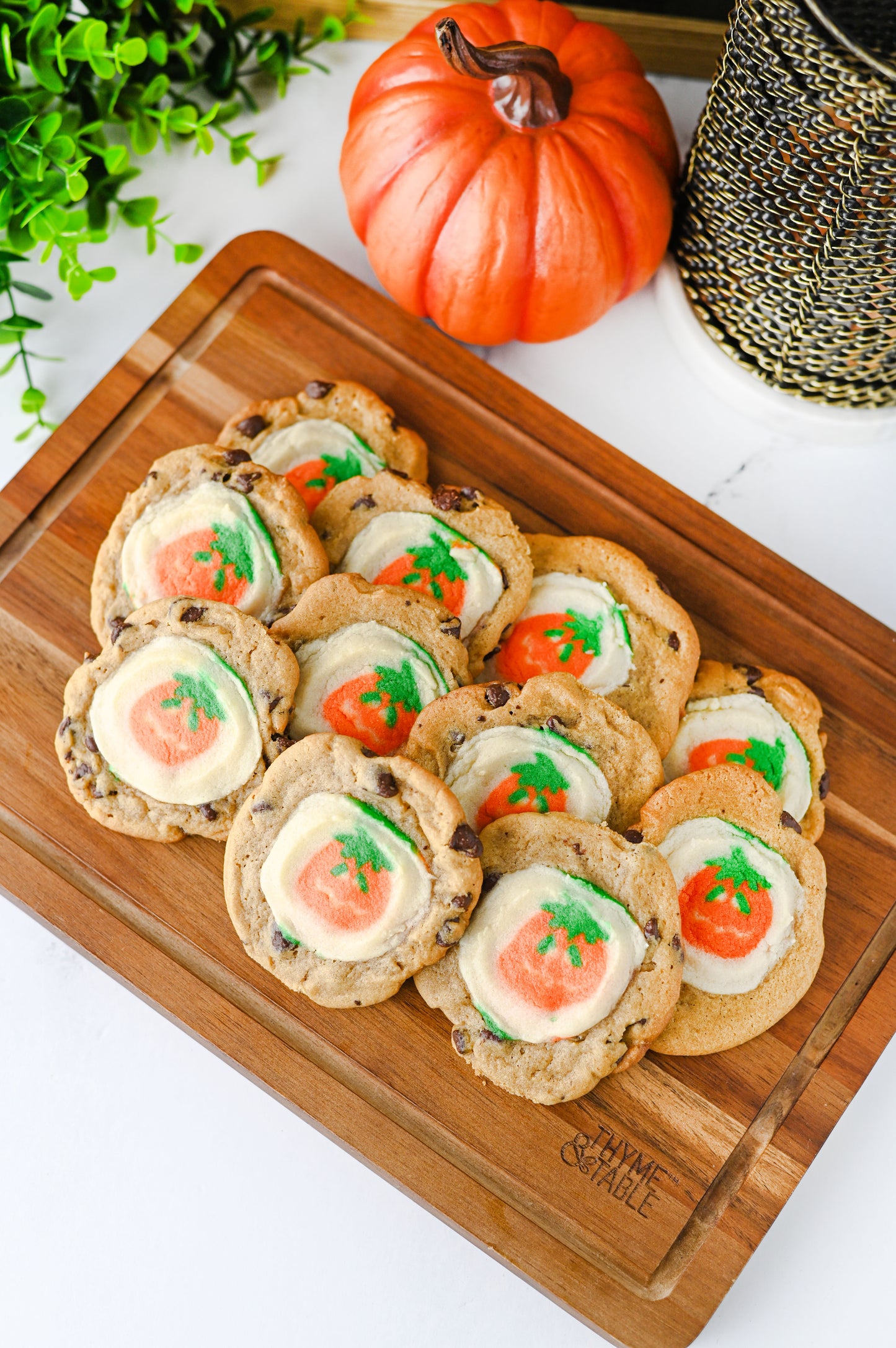 Pilsbury Pumpkin Chocolate Chip Cookie Hack